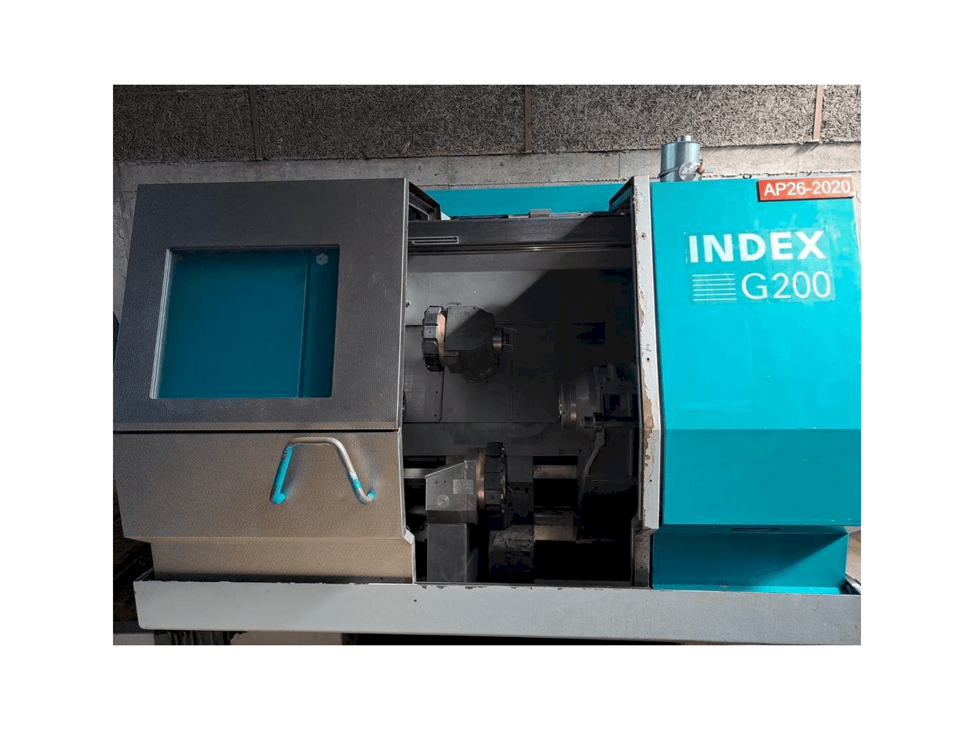 Index G200 Mašinos vaizdas iš priekio