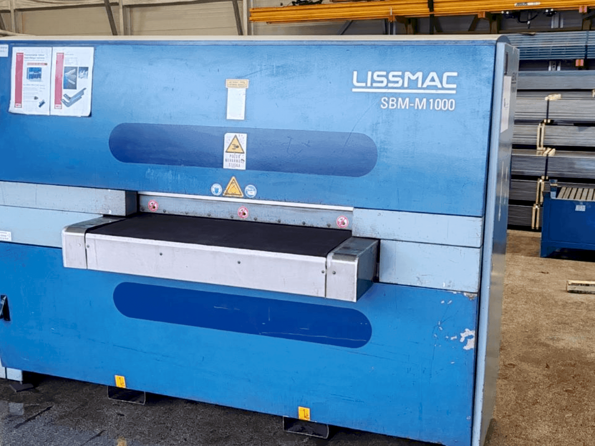 LISSMAC SBM-M 1000 B2 Mašinos vaizdas iš priekio