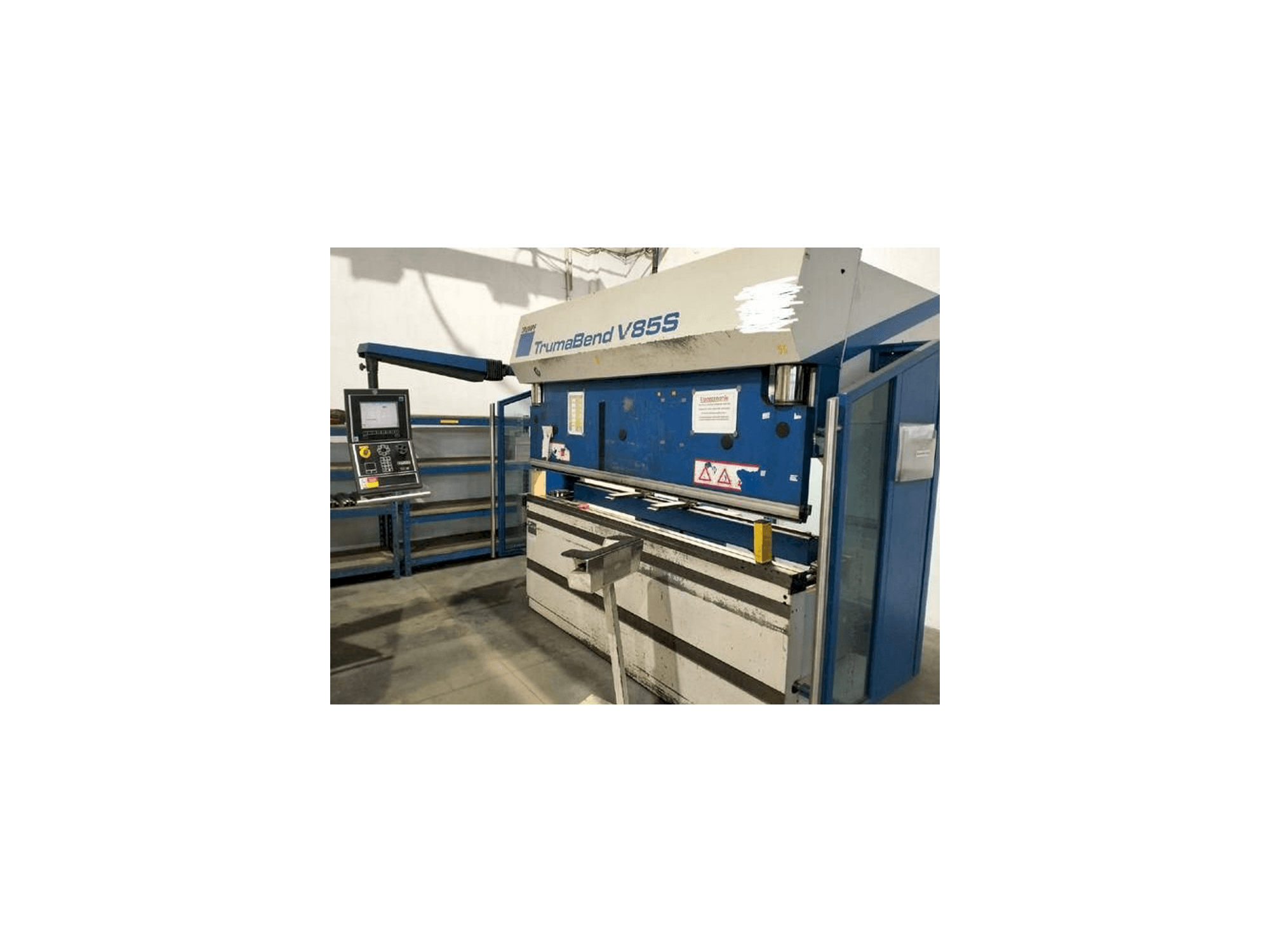 Trumpf TrumaBend V85S Mašinos vaizdas iš priekio