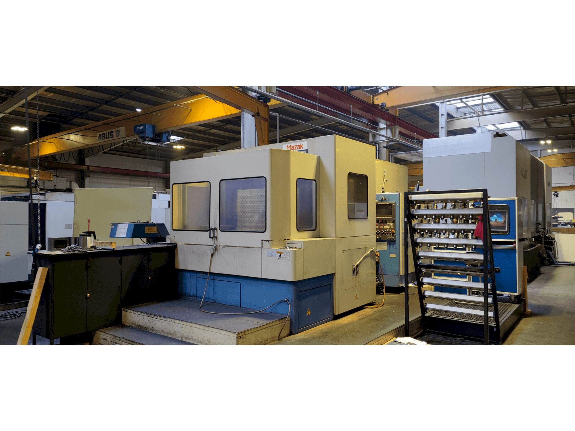 Mazak H-630 N Mašinos vaizdas iš priekio