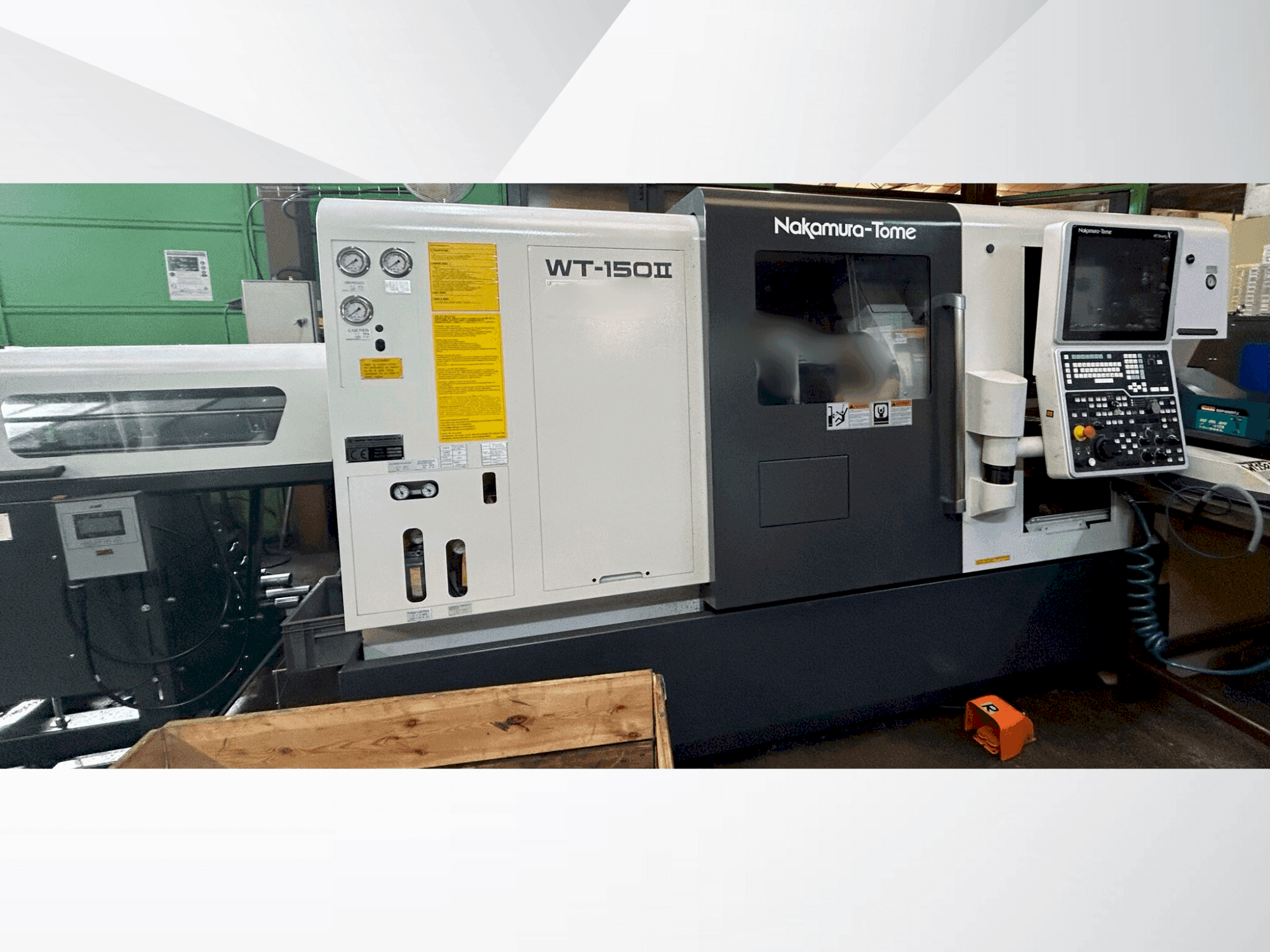 NAKAMURA-TOME WT 150 Mašinos vaizdas iš priekio