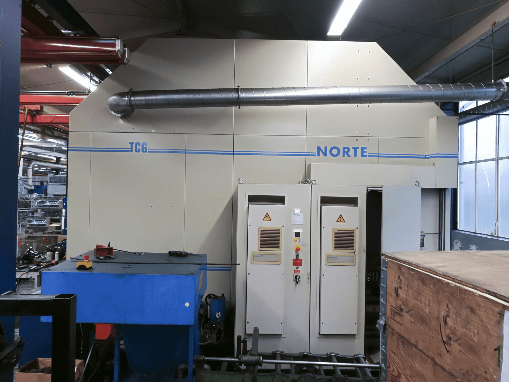 NORTE VHS 630 Mašinos vaizdas iš priekio