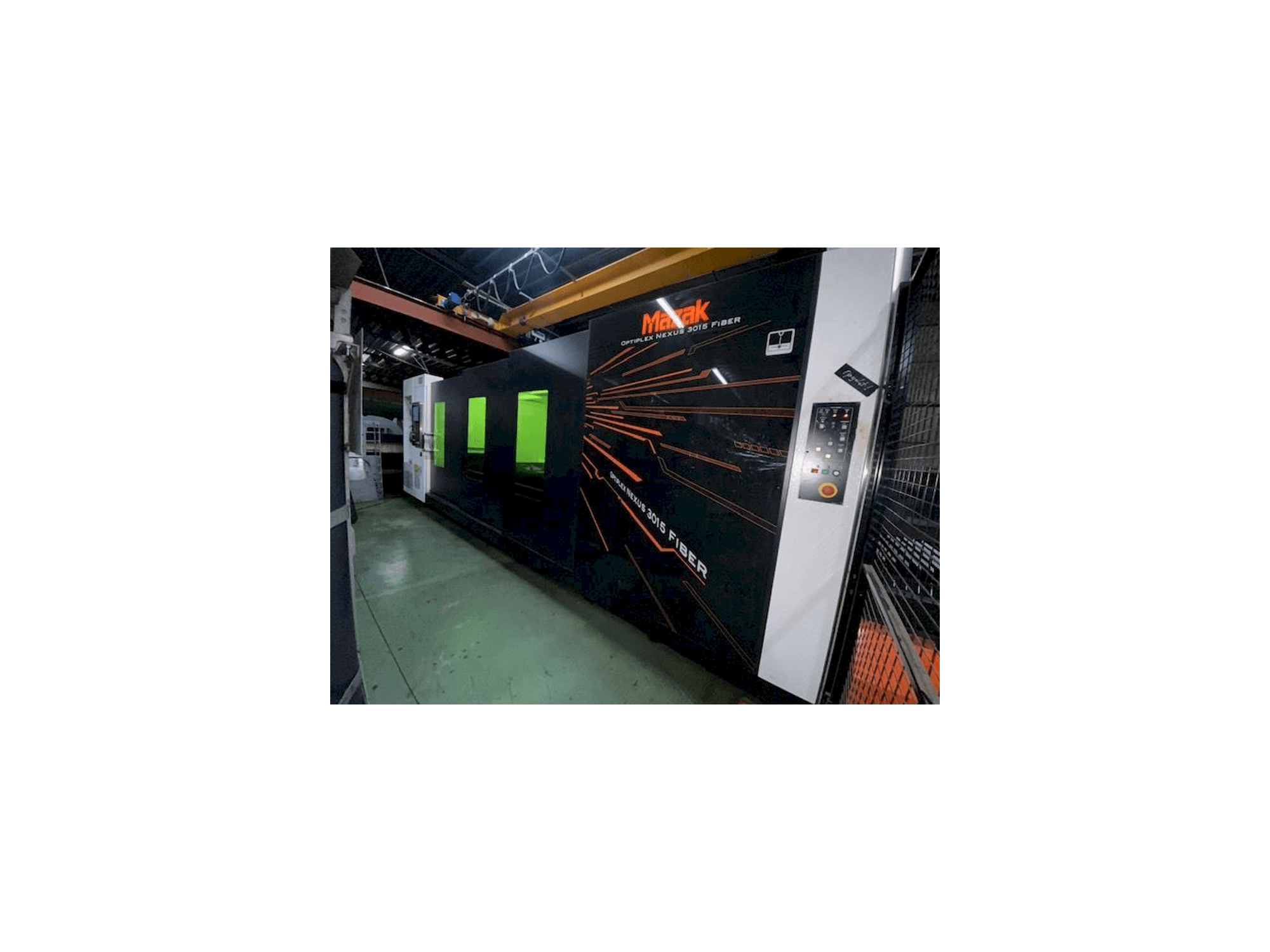 Mazak Optiplex Nexus 3015 Mašinos vaizdas iš priekio