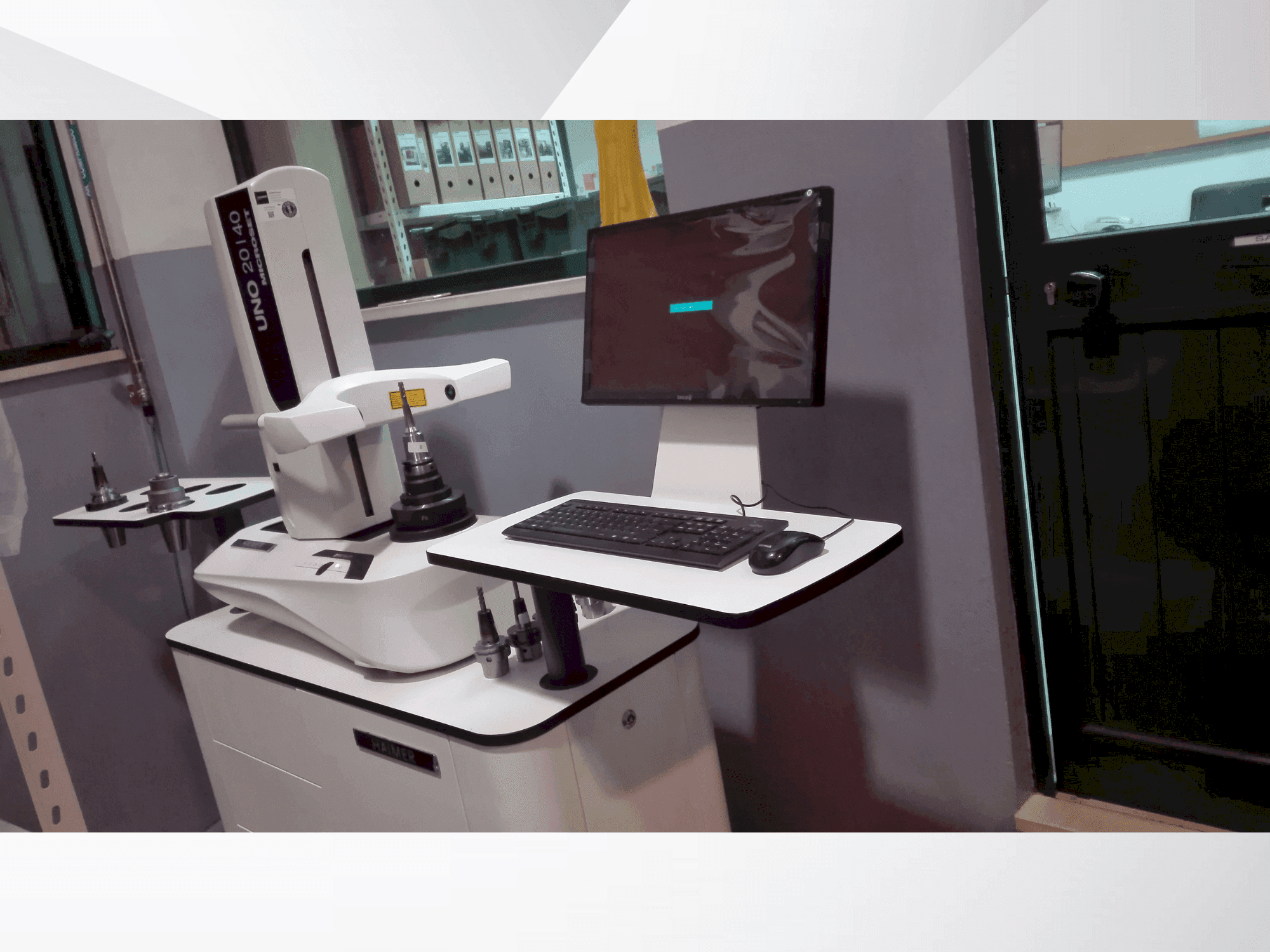 HAIMER UNO 20/40 microset Mašinos vaizdas iš priekio