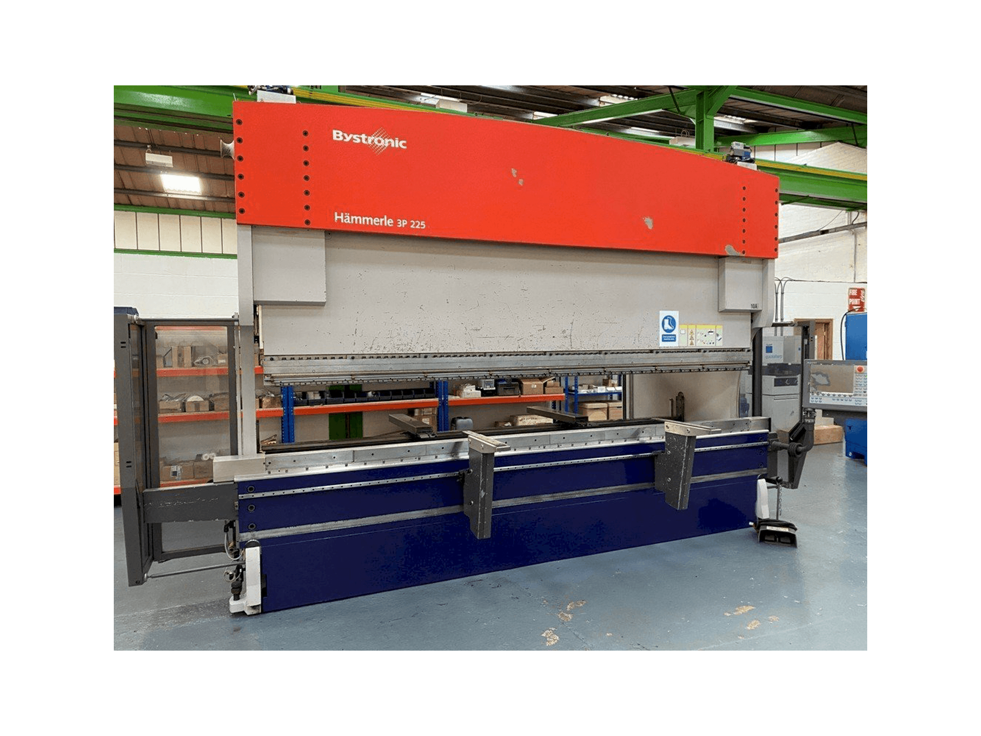 Bystronic Hammerle 225/4100 3P Mašinos vaizdas iš priekio