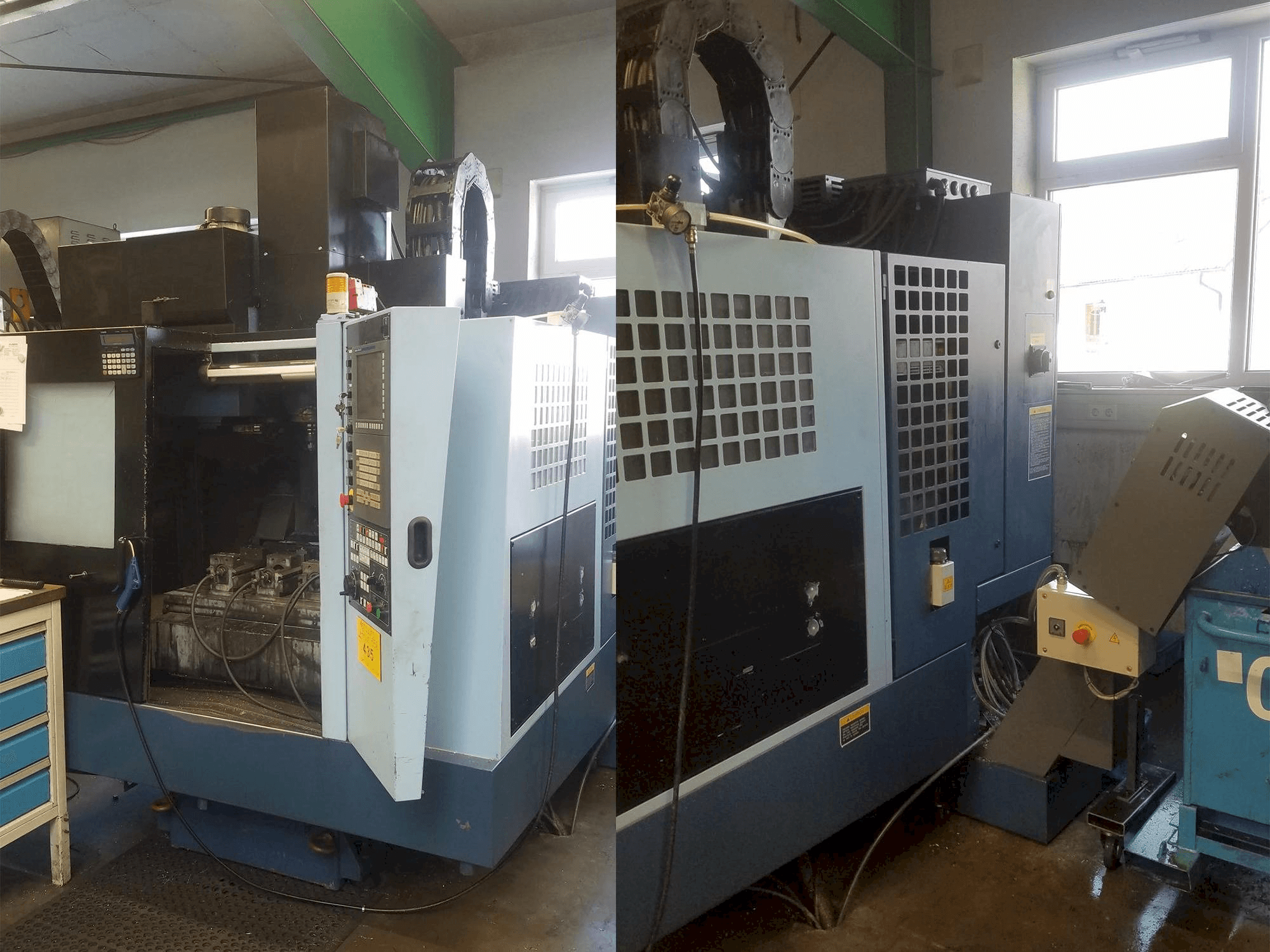 Matsuura 550 V-Plus Mašinos vaizdas iš priekio