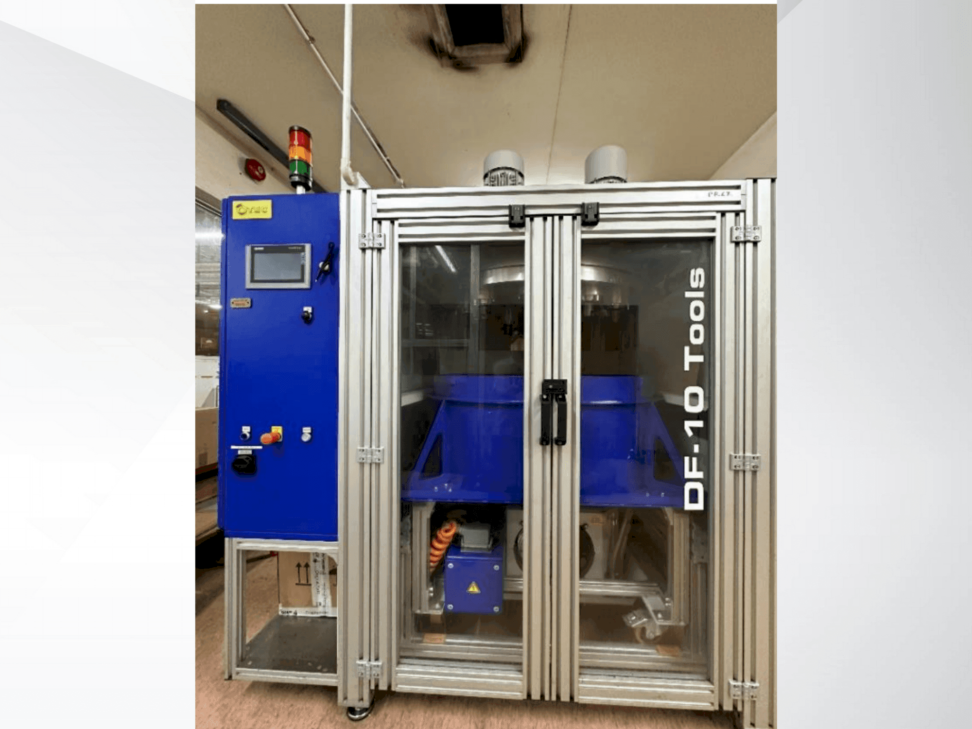 OTEC DF10 Mašinos vaizdas iš priekio