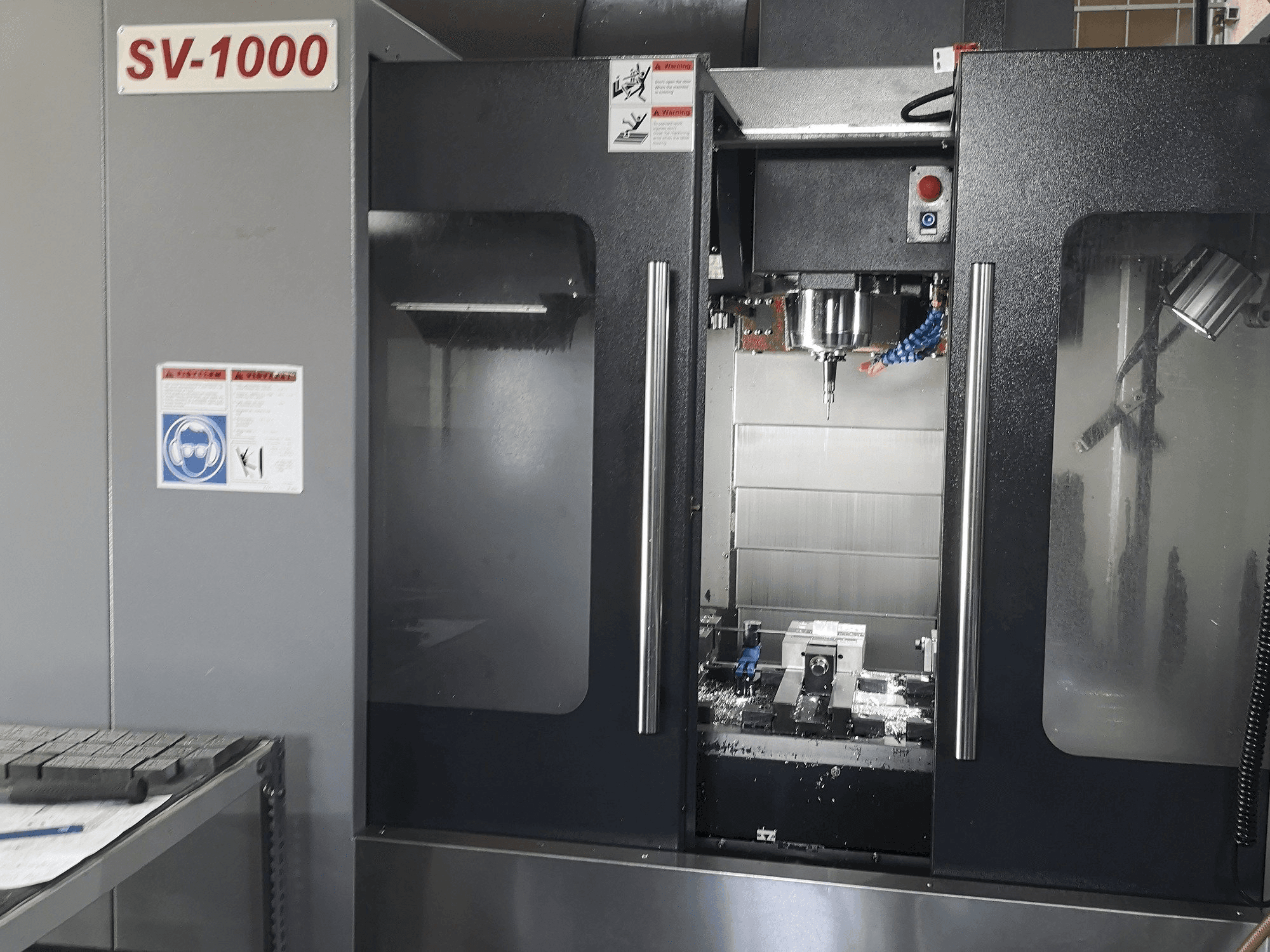 NCT KAFO SV-1000 Mašinos vaizdas iš priekio