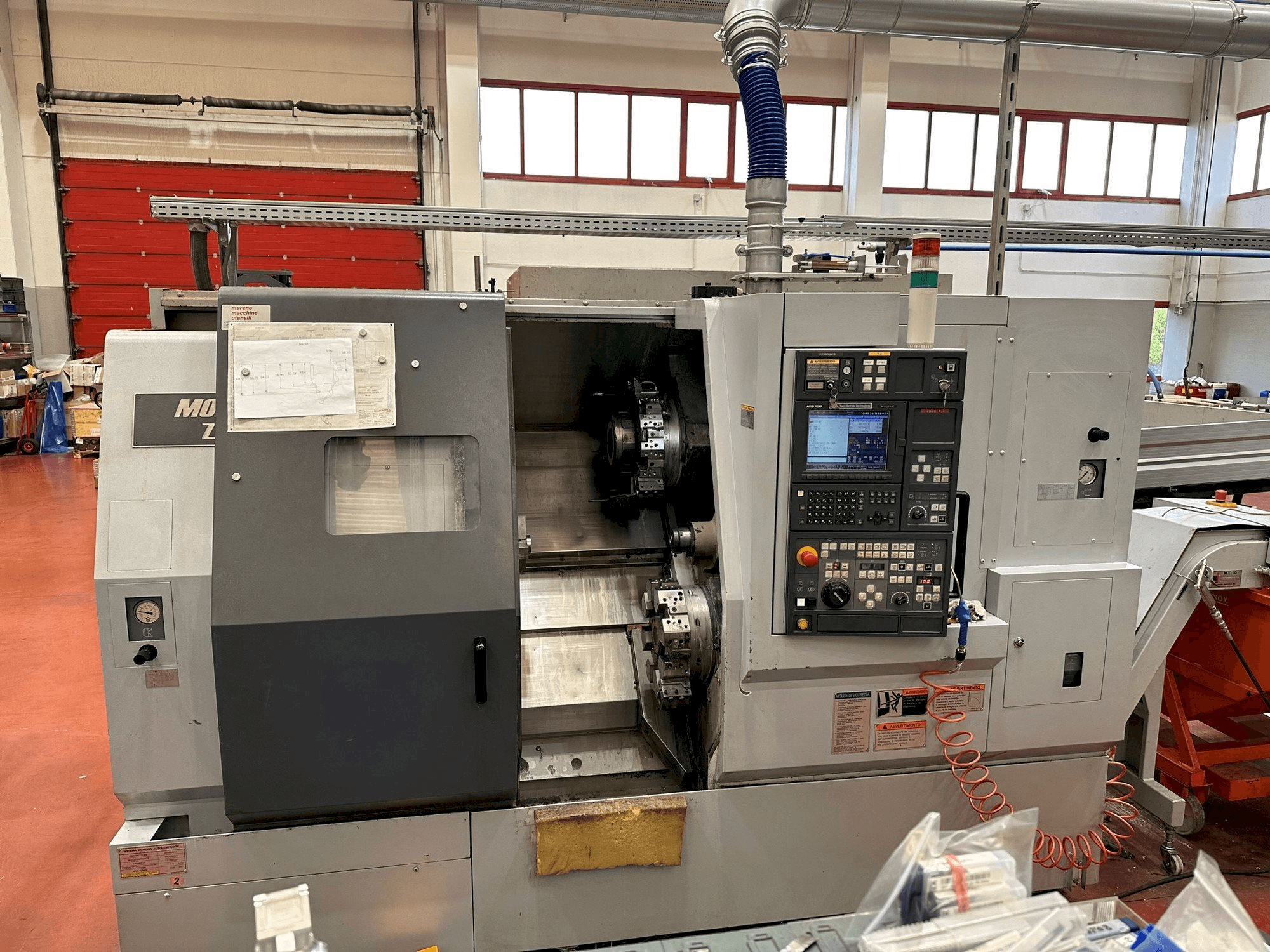 MORI SEIKI ZL 203 MC Mašinos vaizdas iš priekio