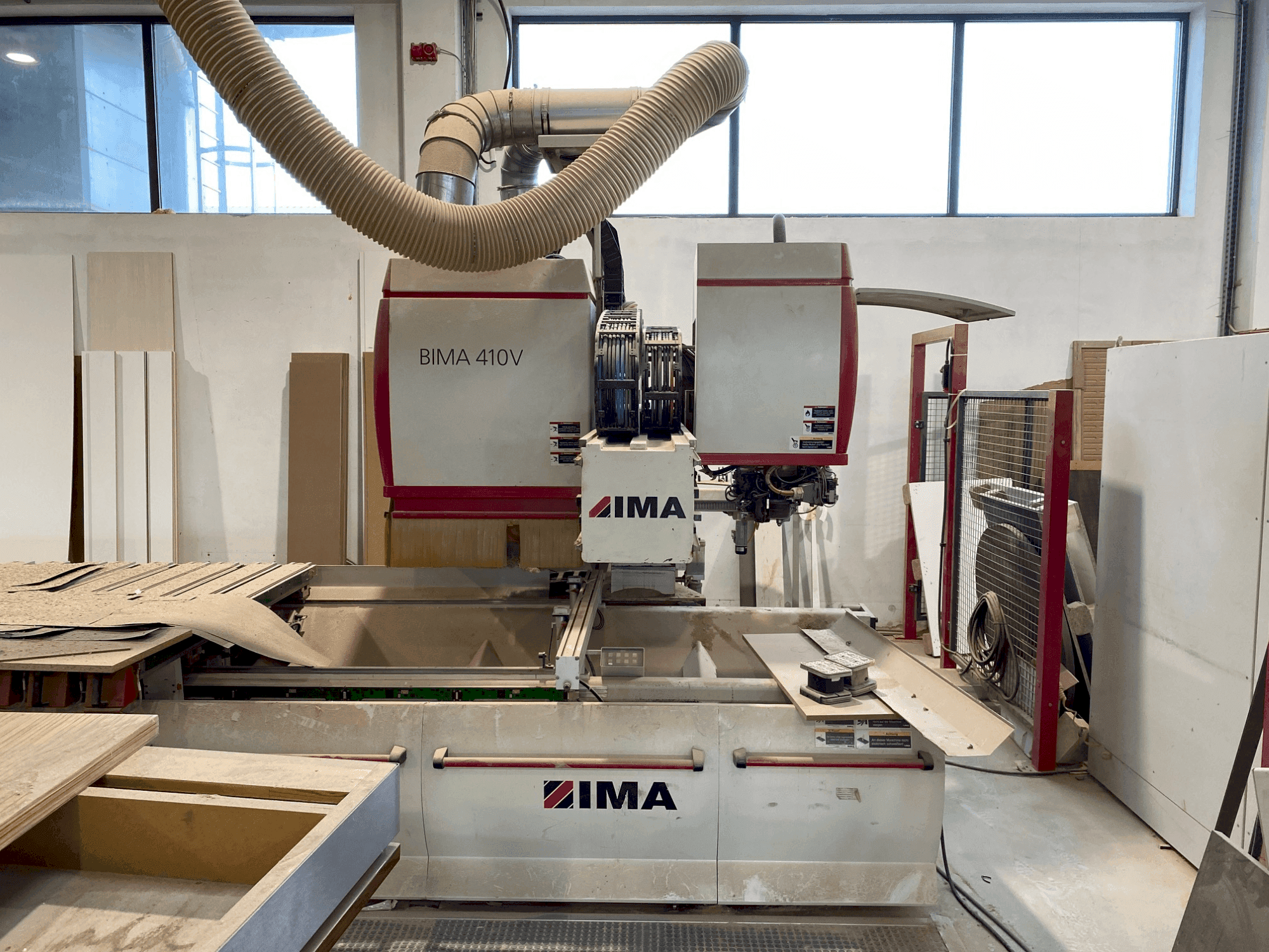 IMA BIMA 410 V (2005) Mašinos vaizdas iš priekio