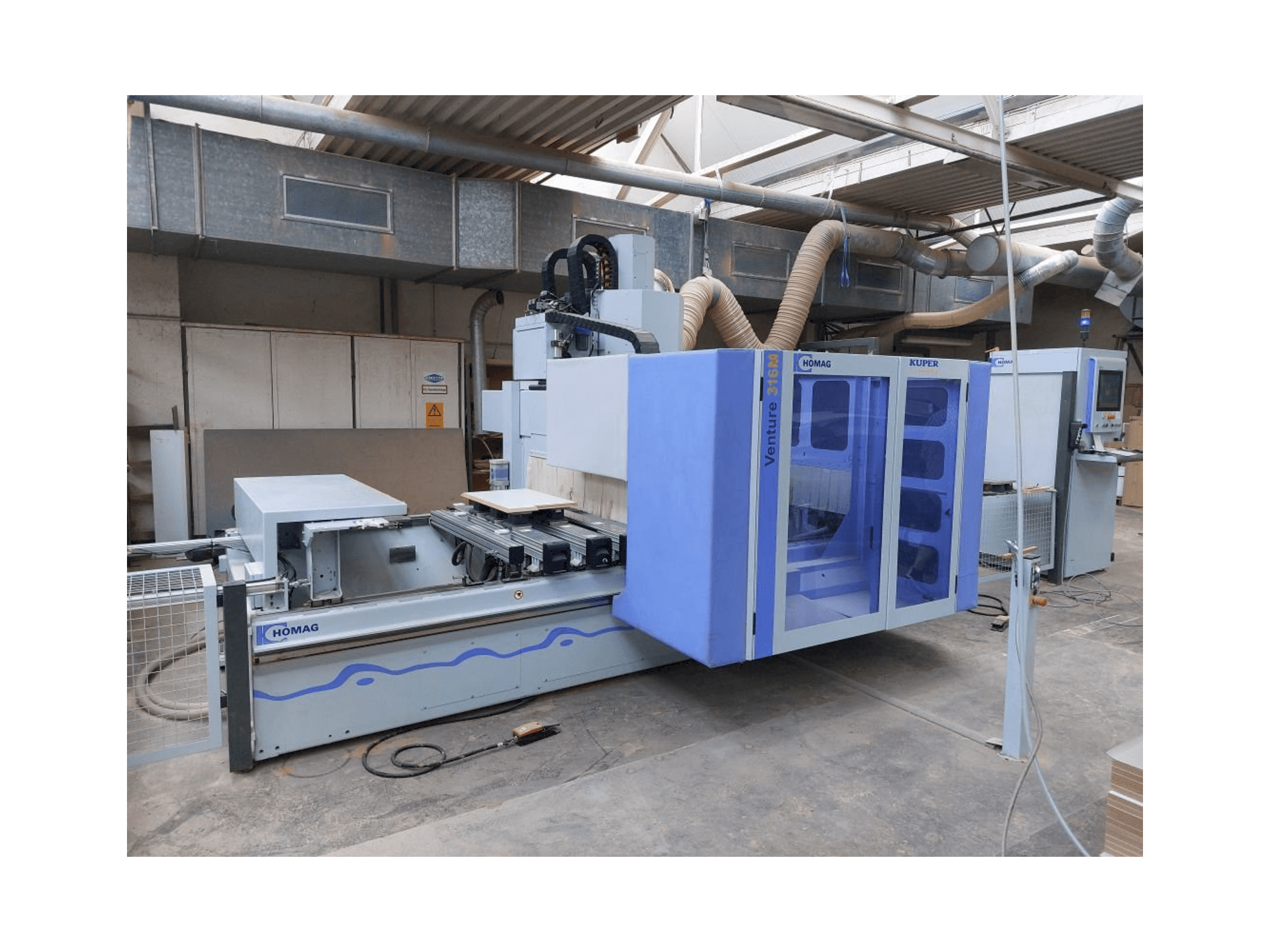 HOMAG BMG 311 VENTURE 316M Mašinos vaizdas iš priekio