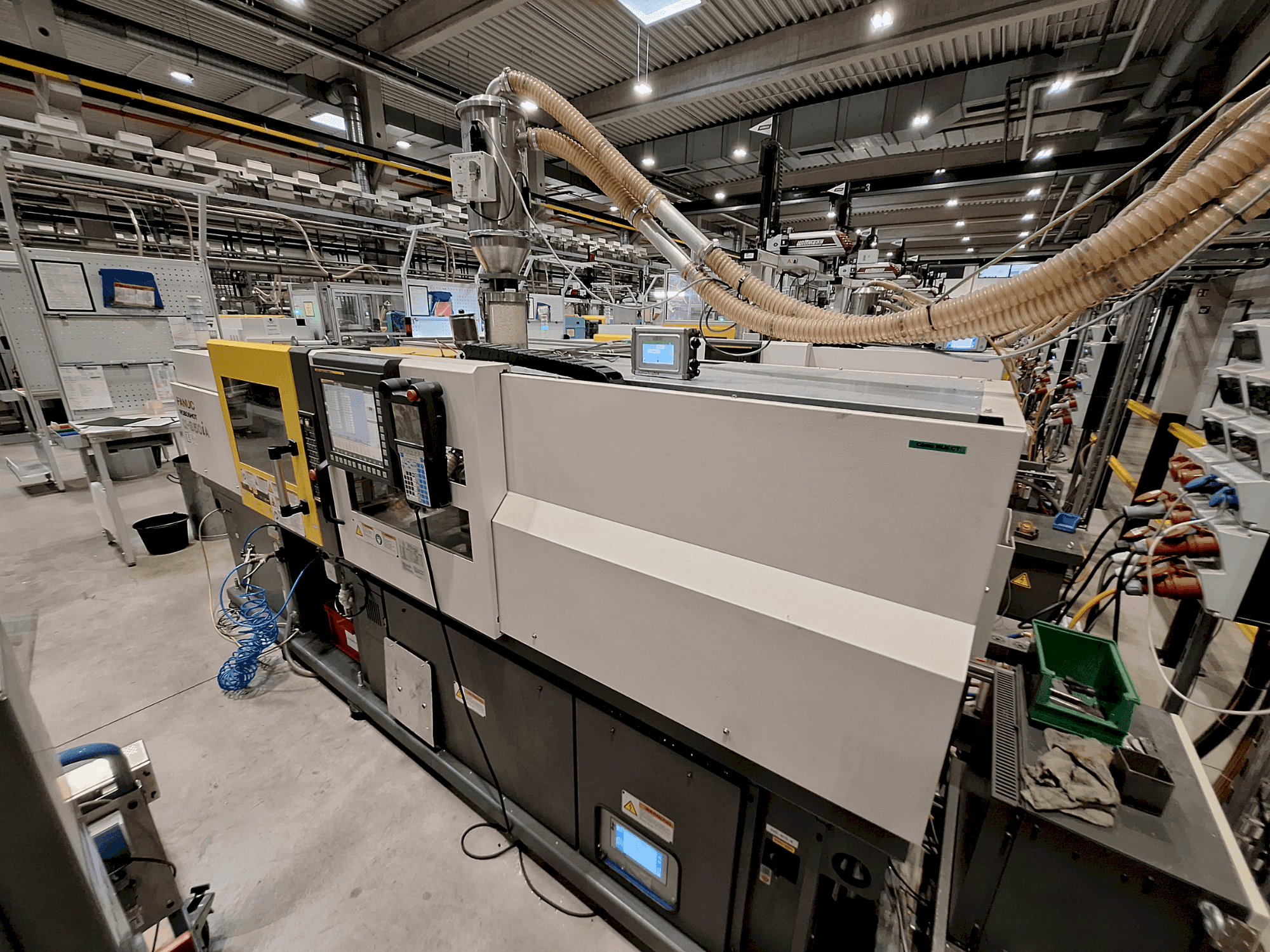 FANUC Roboshot S50iA Mašinos vaizdas iš priekio