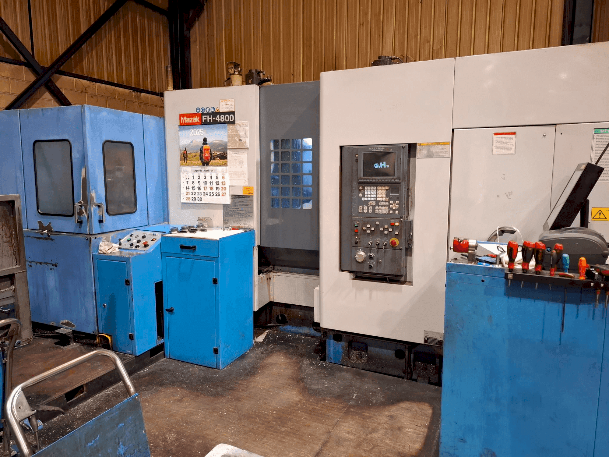 Mazak FH-4800 Mašinos vaizdas iš priekio