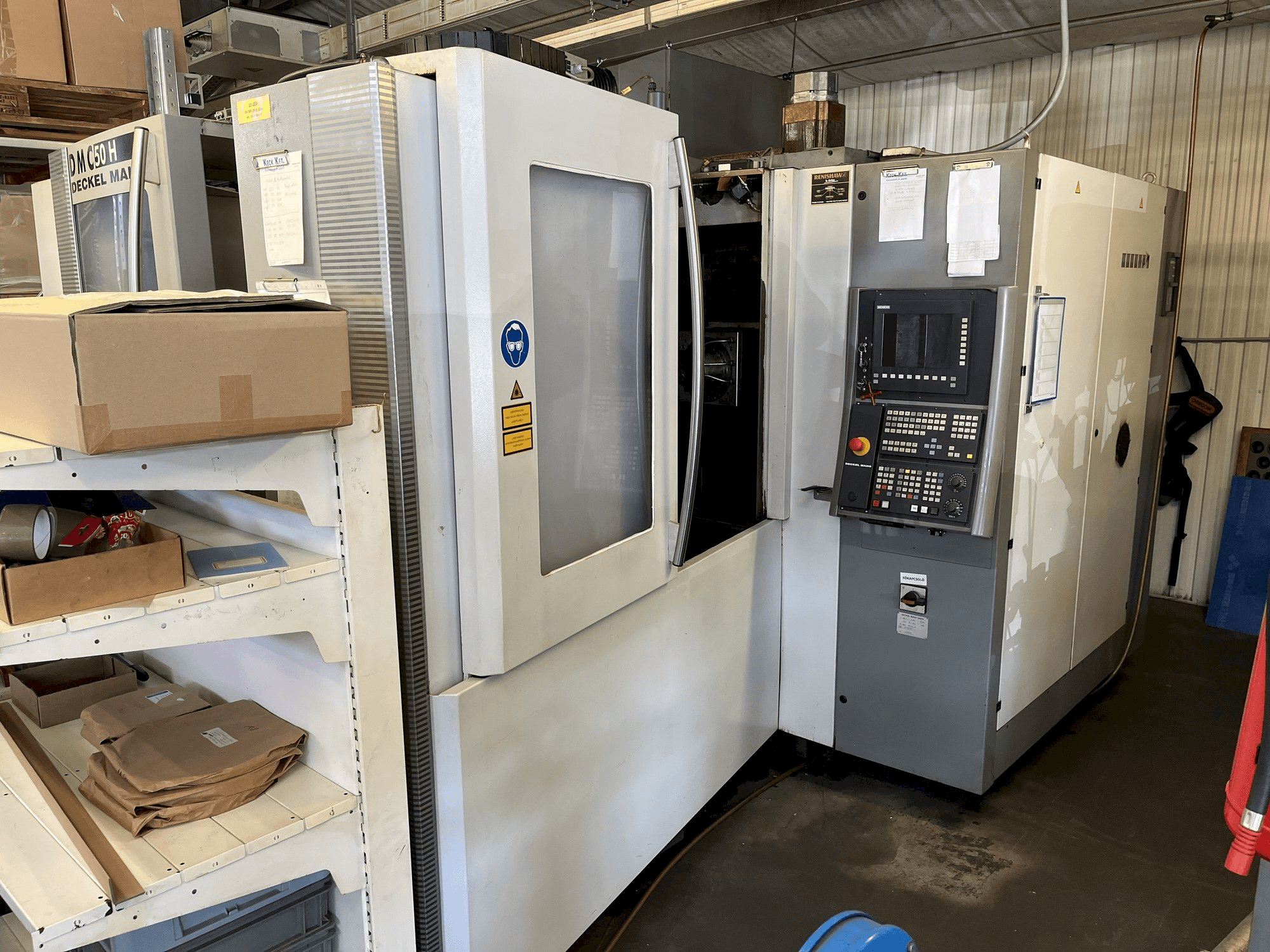 DMG MORI DMC 50H Mašinos vaizdas iš priekio