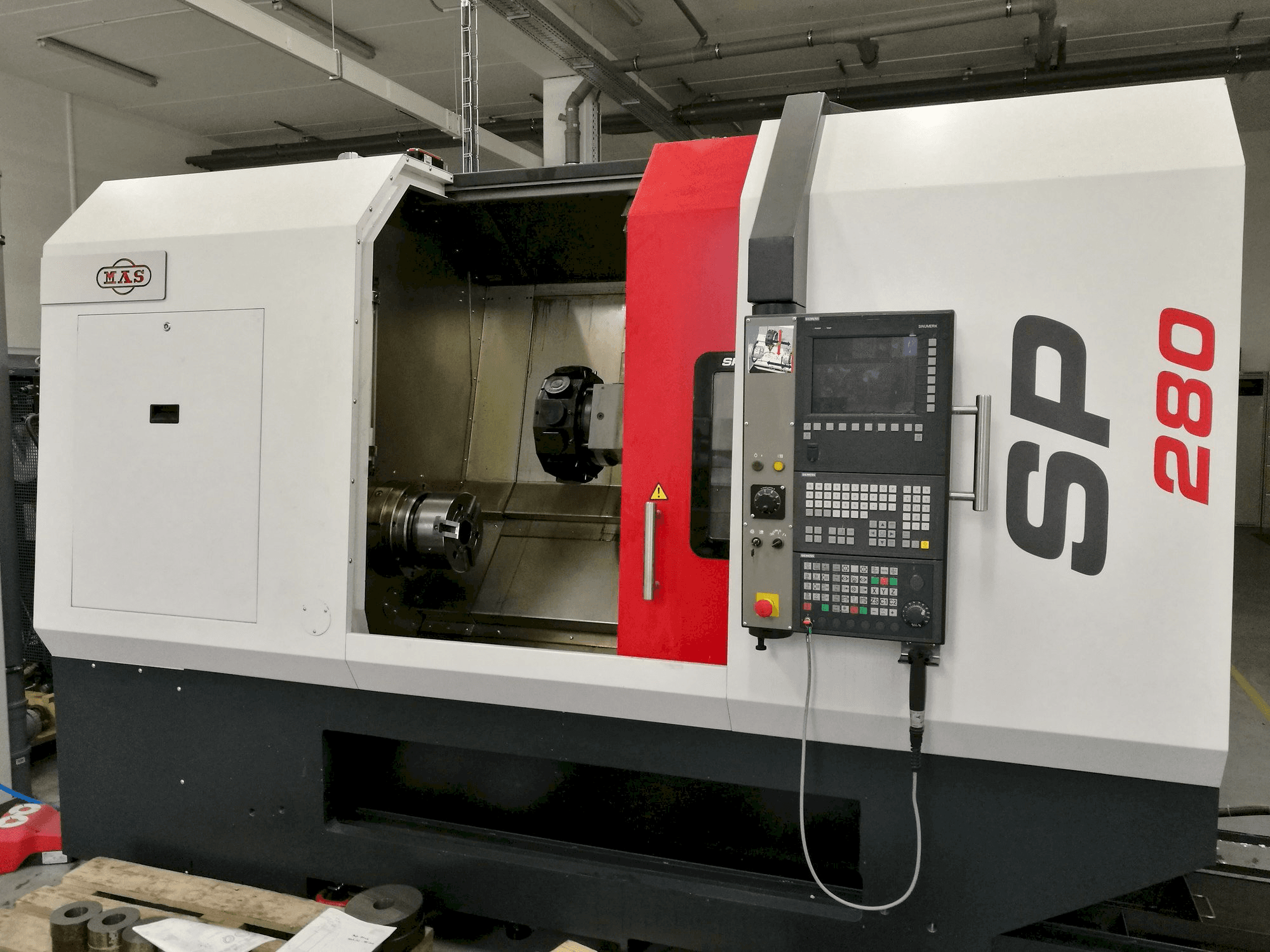 KOVOSVIT MAS SP 280 SY Mašinos vaizdas iš priekio