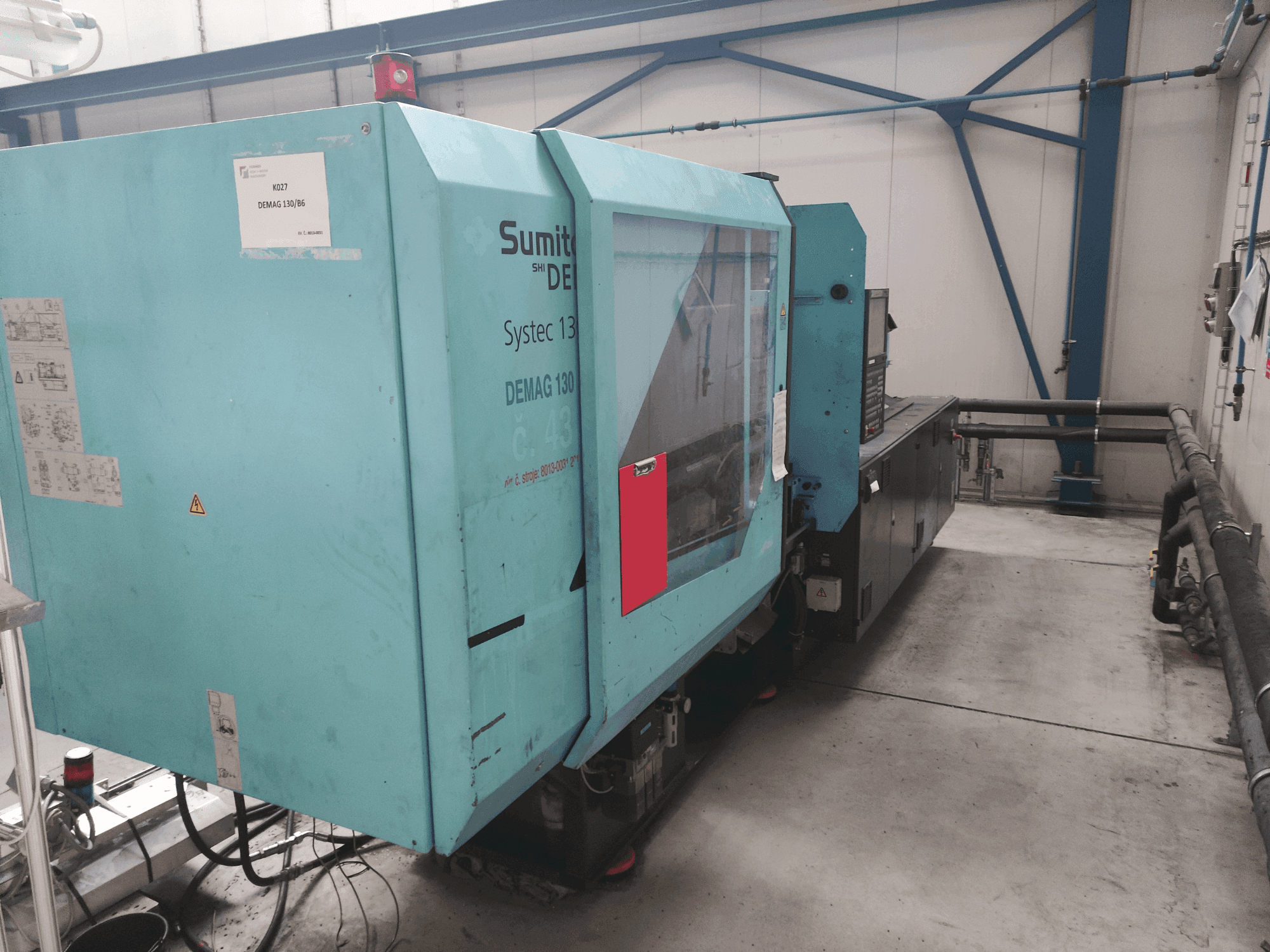 DEMAG Systec 130/475-430 Mašinos vaizdas iš priekio