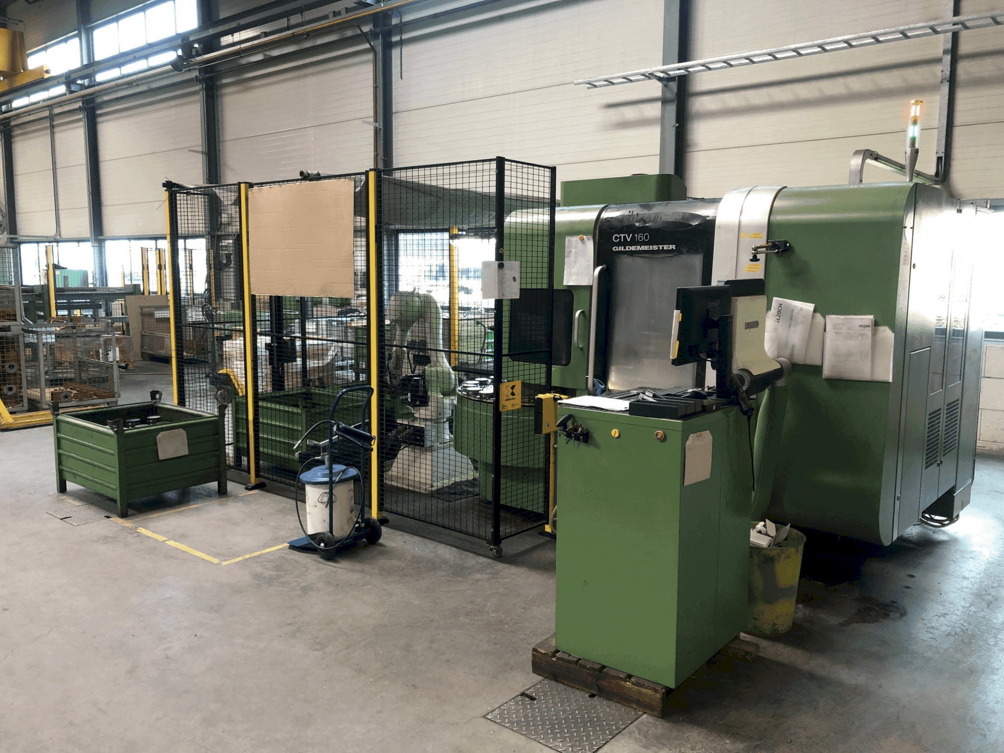 DMG Gildemeister CTV 160 Mašinos vaizdas iš priekio