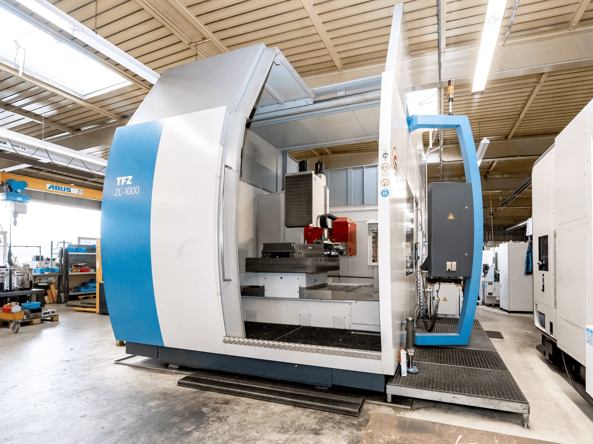 SAMAG TFZ 2L-1000 Mašinos vaizdas iš priekio