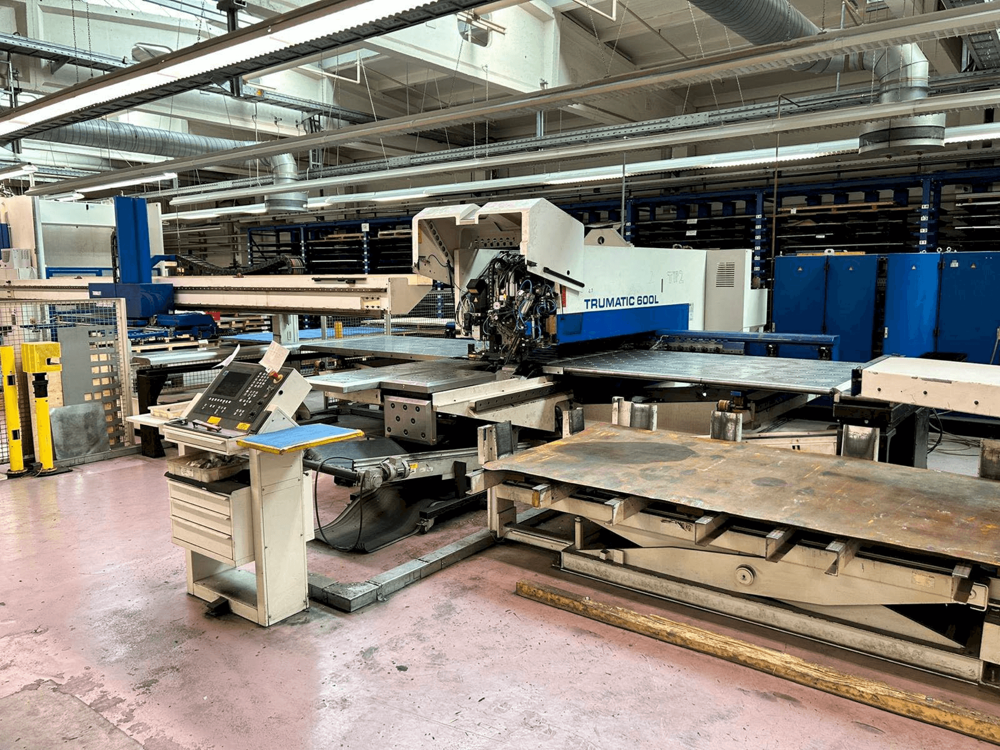 Trumpf TruMatic 600L Mašinos vaizdas iš priekio