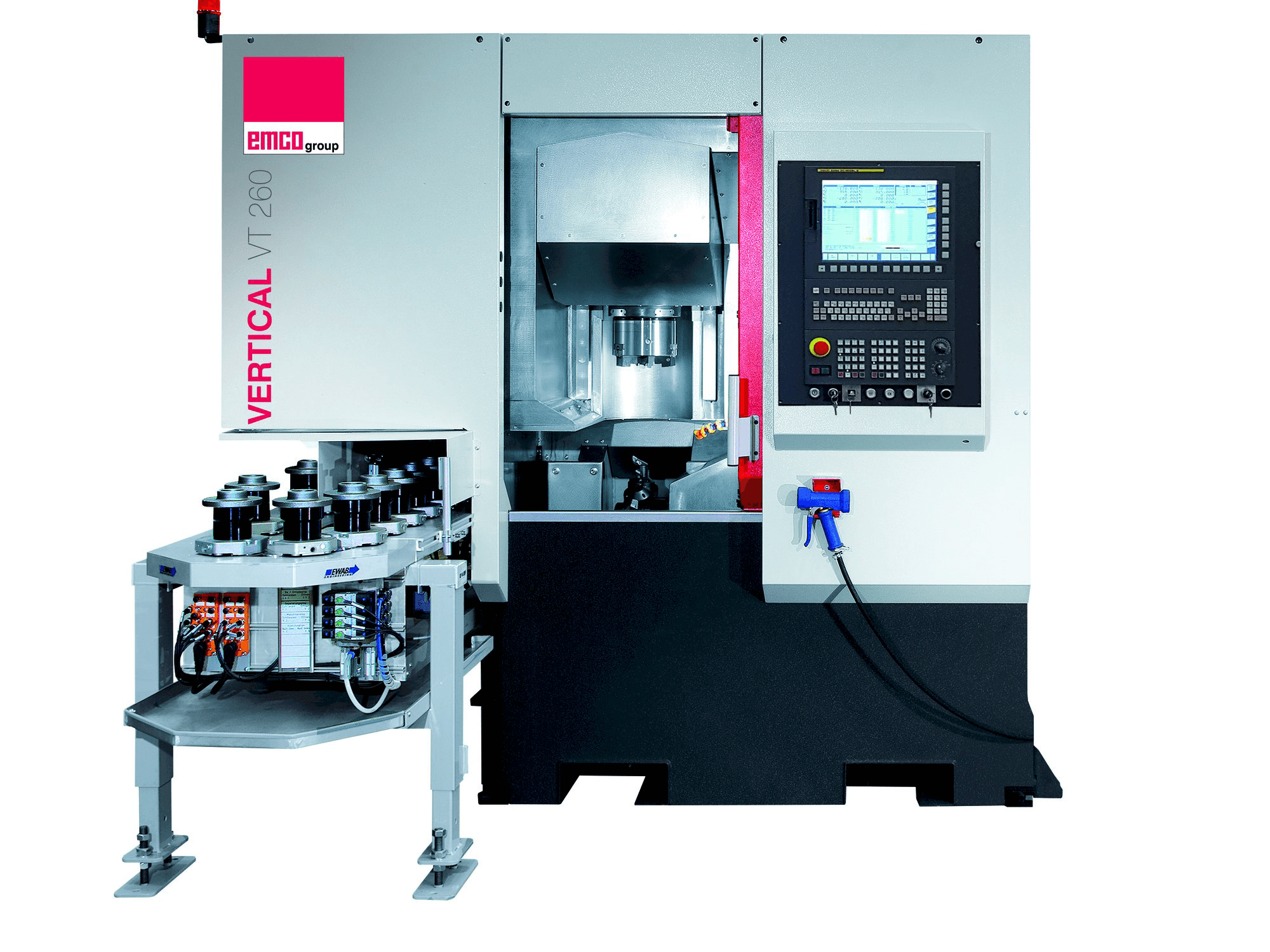 EMCO VT260 MY Mašinos vaizdas iš priekio