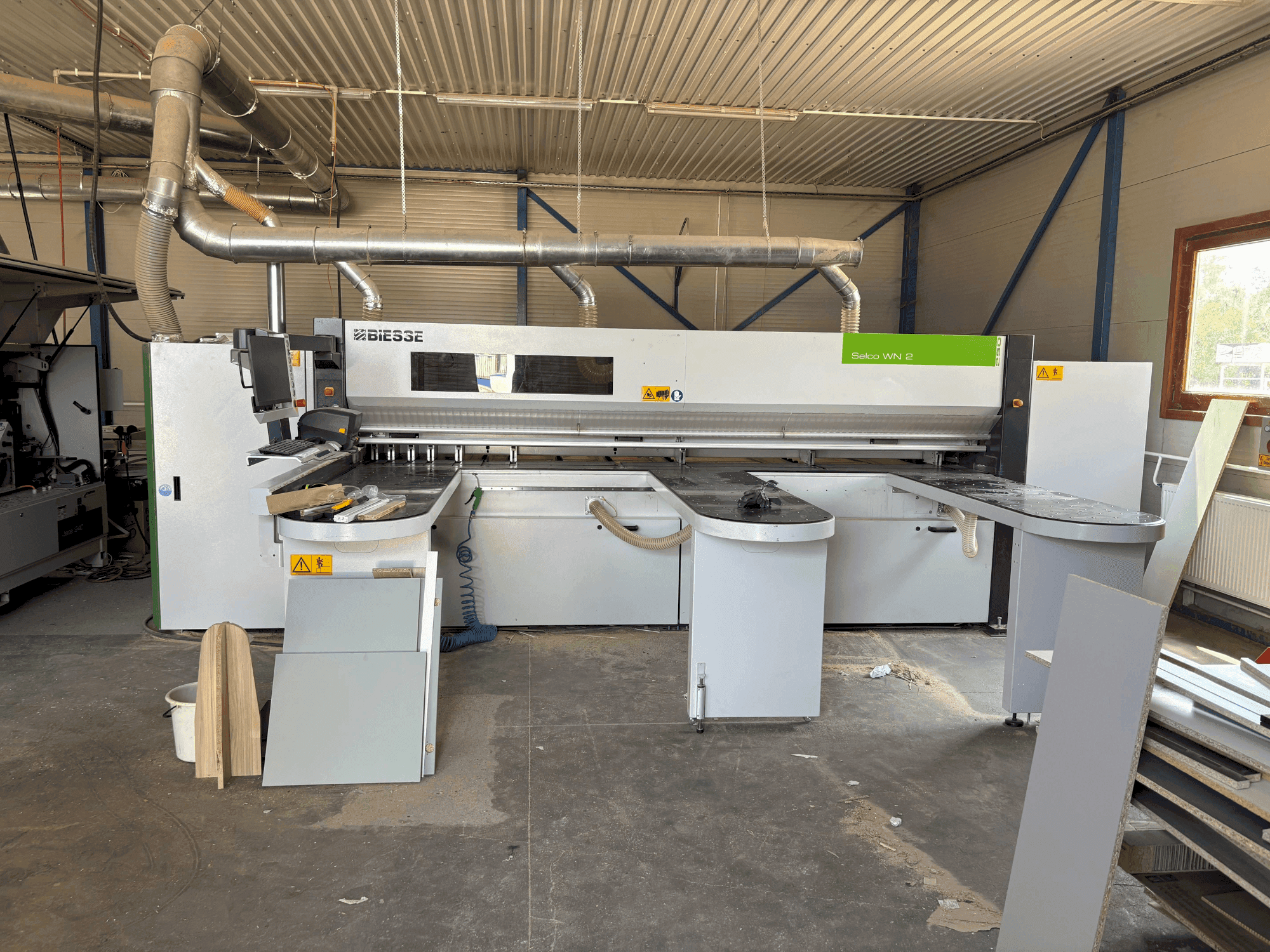 BIESSE Selco WN 2 Mašinos vaizdas iš priekio