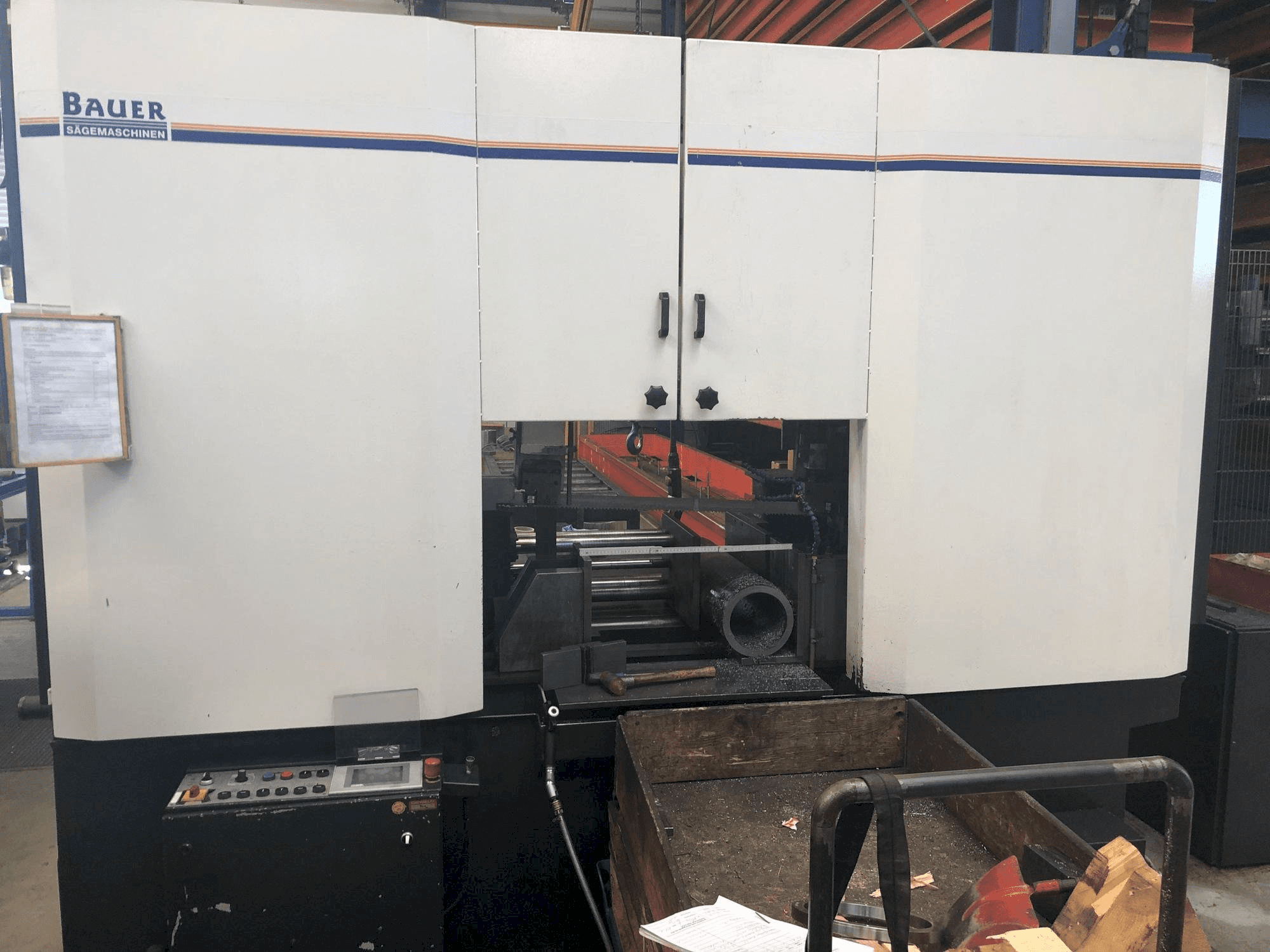 BAUER SA 550 ZA Mašinos vaizdas iš priekio