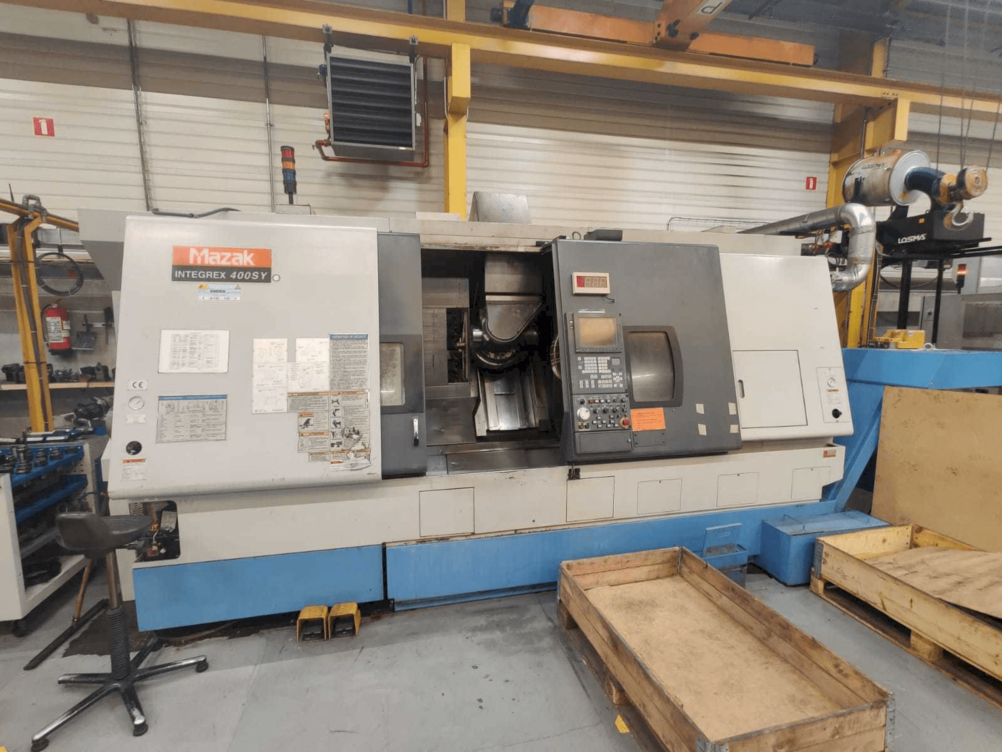 Mazak INTEGREX 400SY Mašinos vaizdas iš priekio