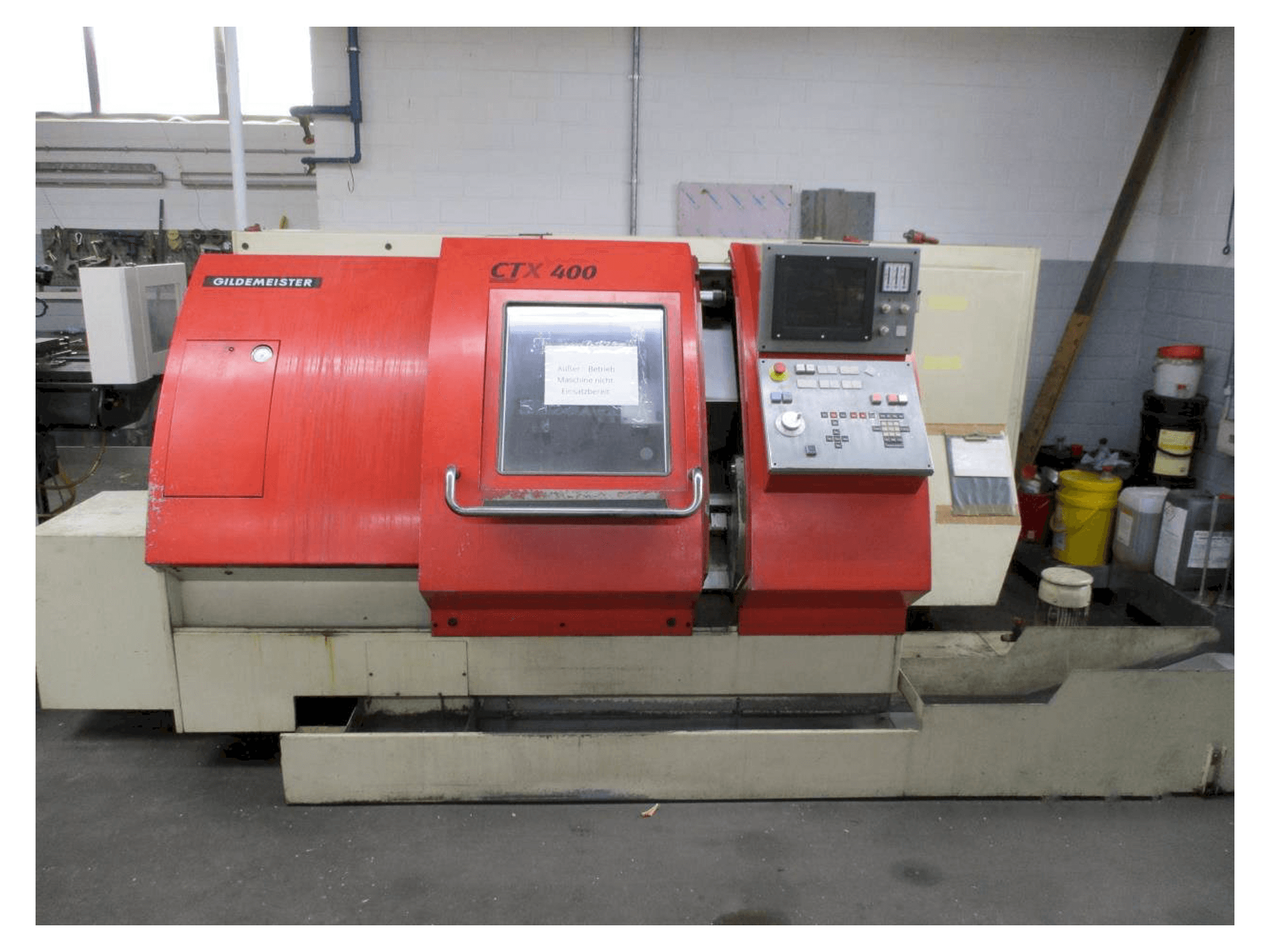 Gildemeister CTX 400 Mašinos vaizdas iš priekio