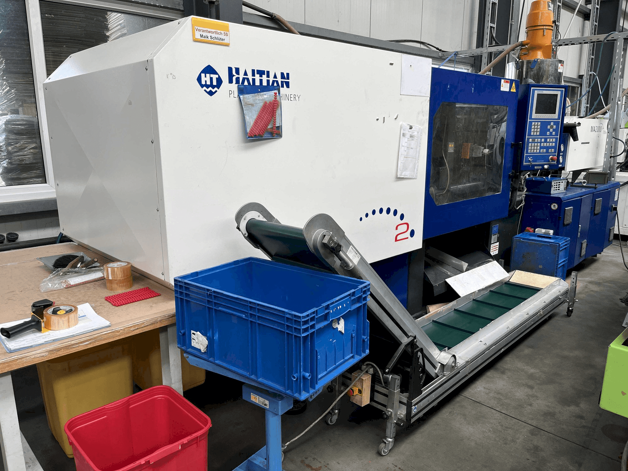 HAITIAN MA2000 II/700eco Mašinos vaizdas iš priekio