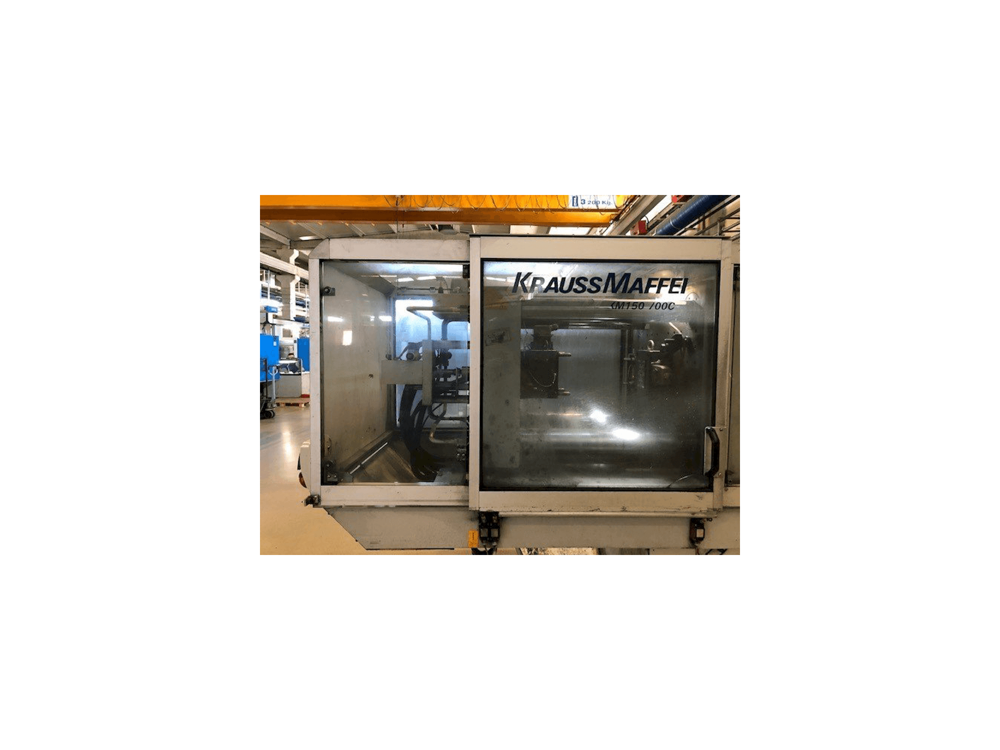 Krauss Maffei 150-700 C2 Mašinos vaizdas iš priekio