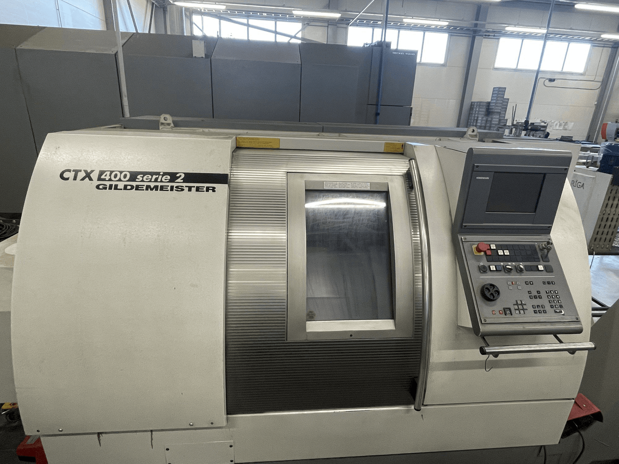 Gildemeister CTX 400 S2 Mašinos vaizdas iš priekio