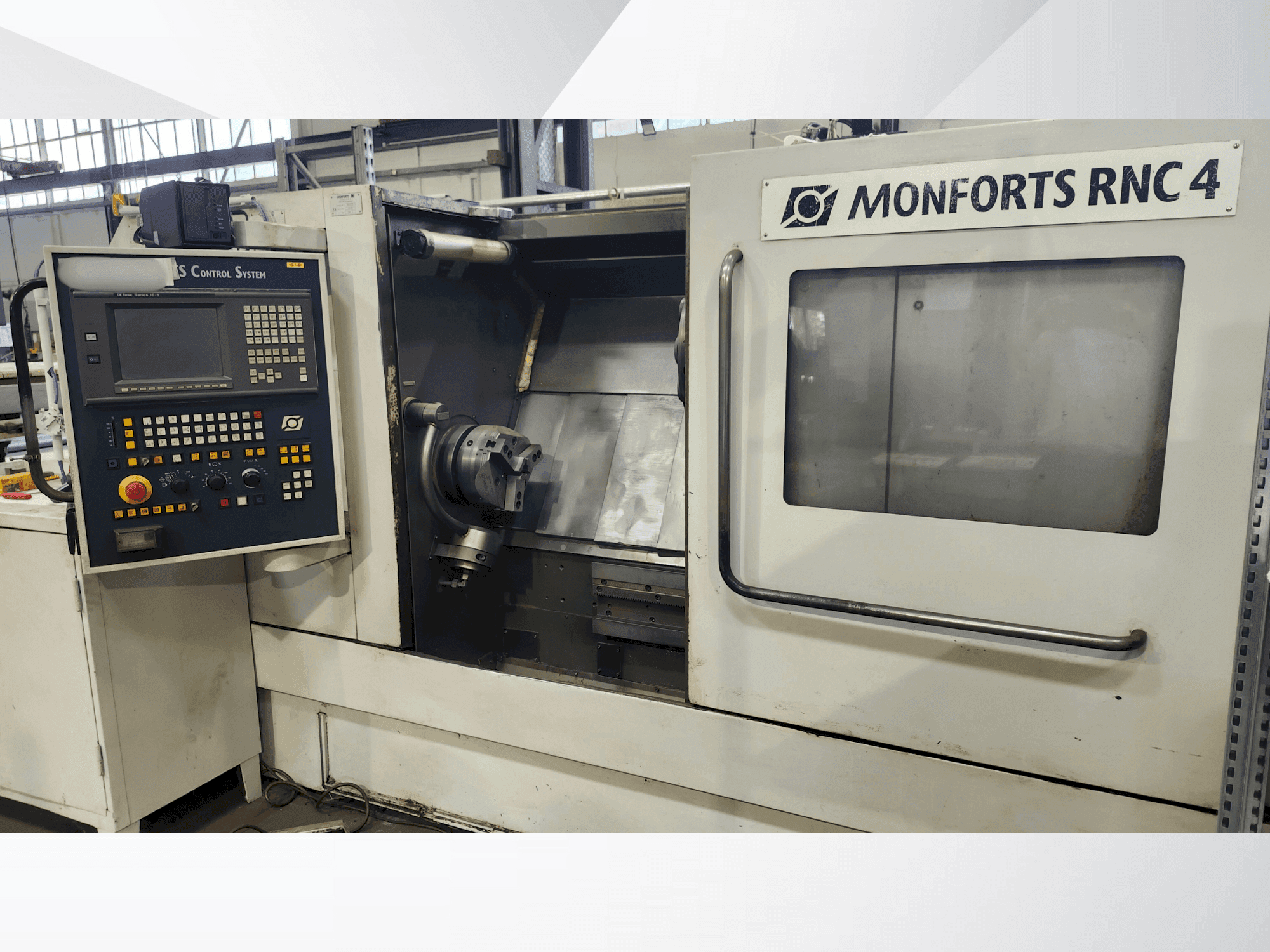 Monforts RNC 4 Mašinos vaizdas iš priekio