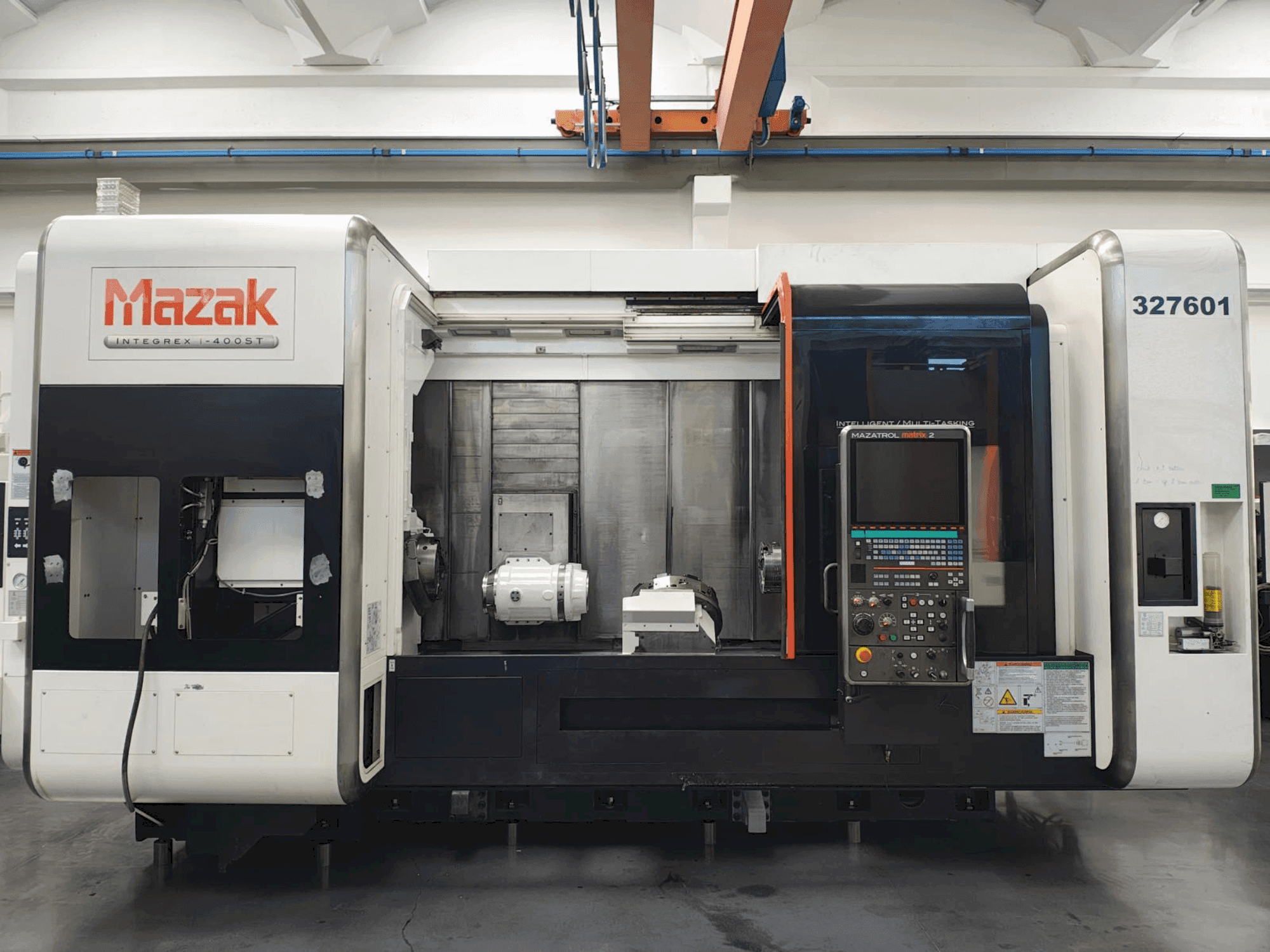 Mazak Integrex i-400 ST Mašinos vaizdas iš priekio