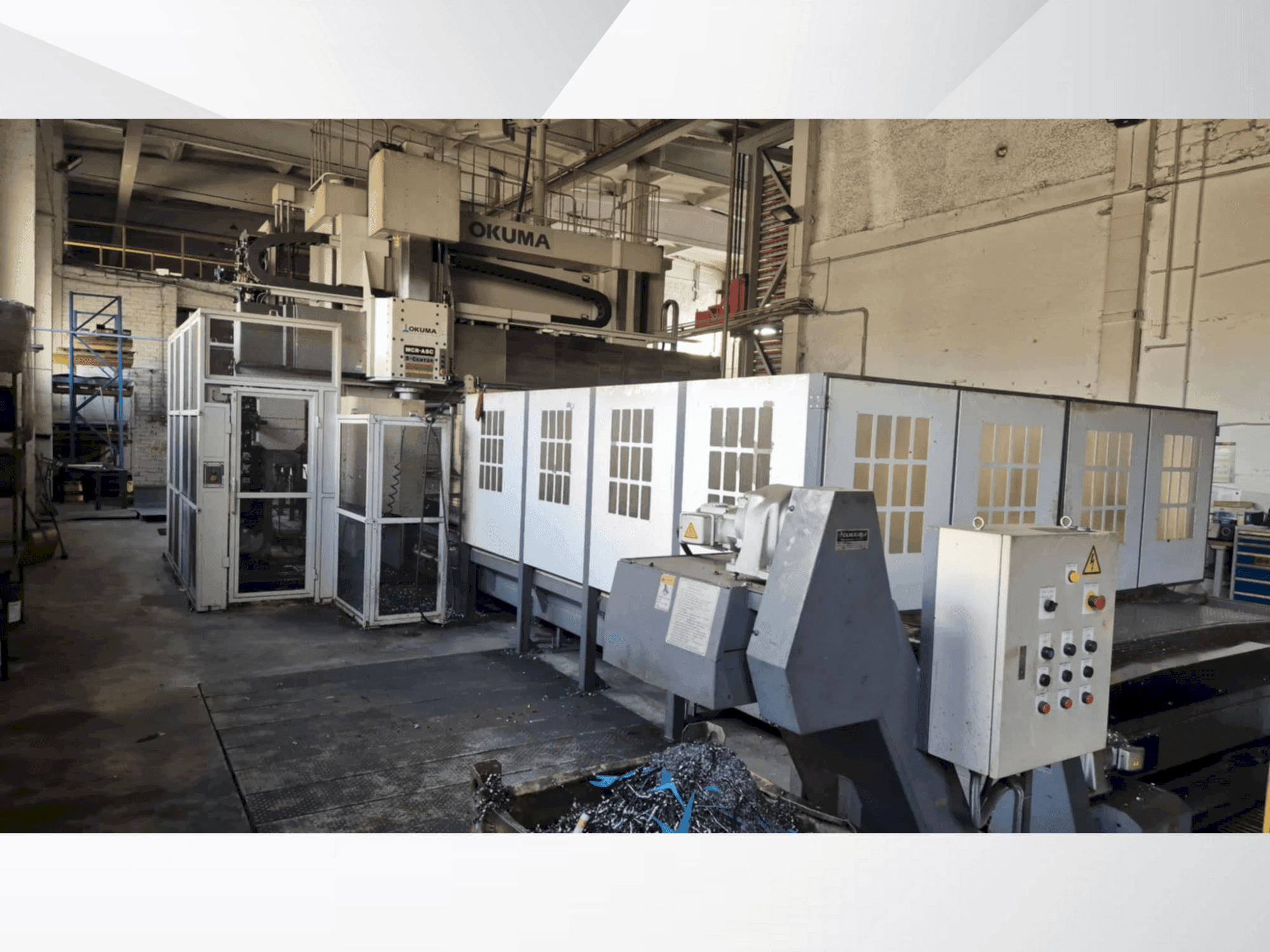 Okuma MCR-A5C30x65 Mašinos vaizdas iš priekio