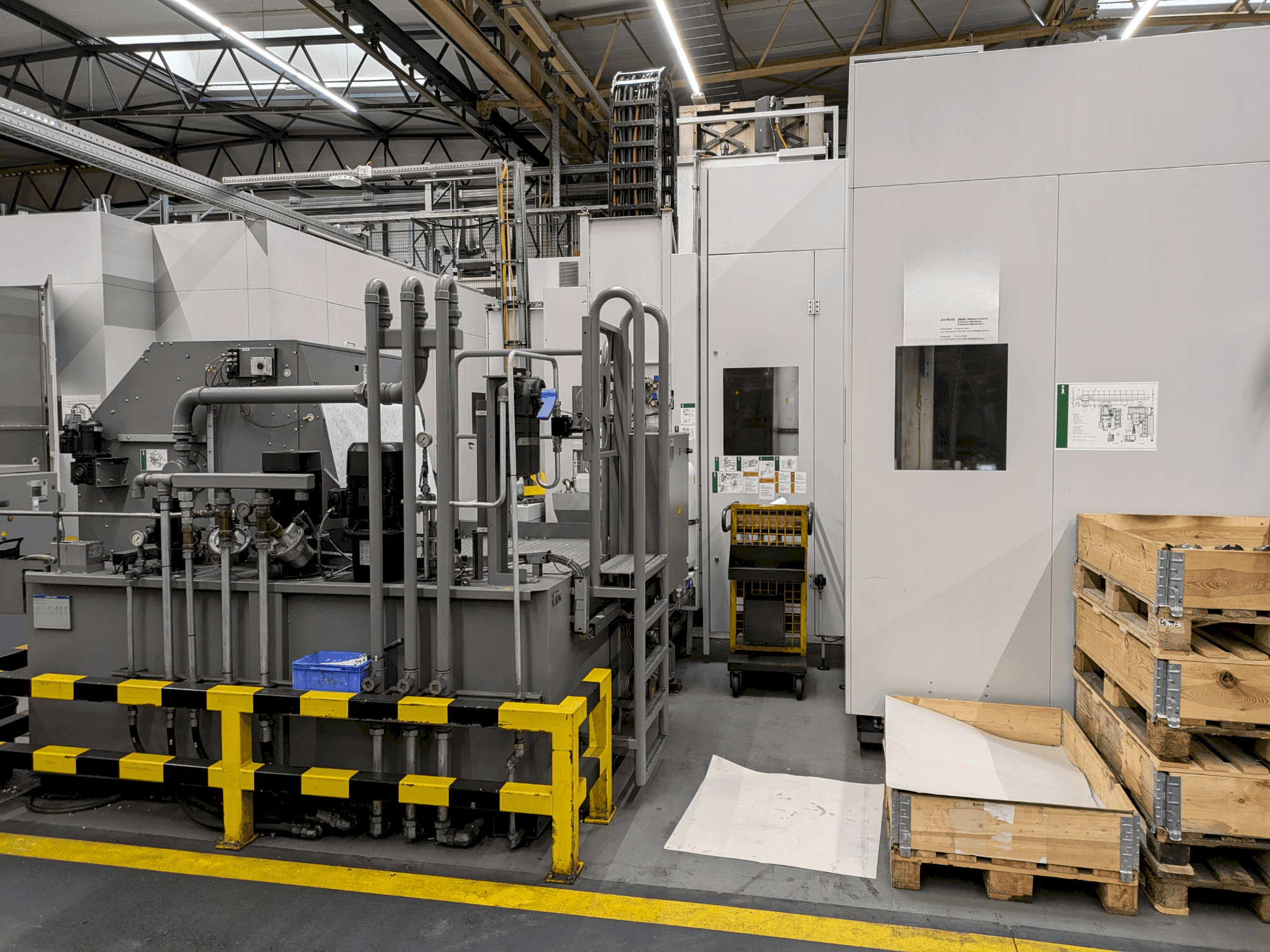 Heckert HEC 1000 H/V Mašinos vaizdas iš priekio