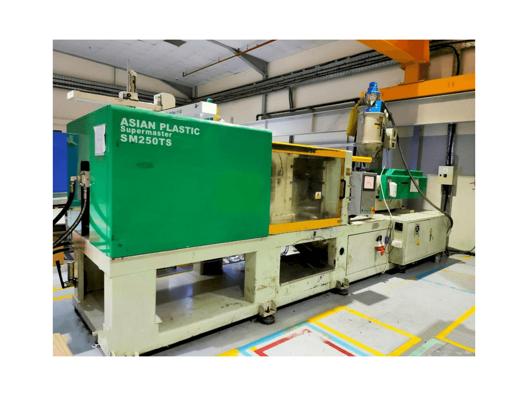 Supermaster SM 250 TS Mašinos vaizdas iš priekio