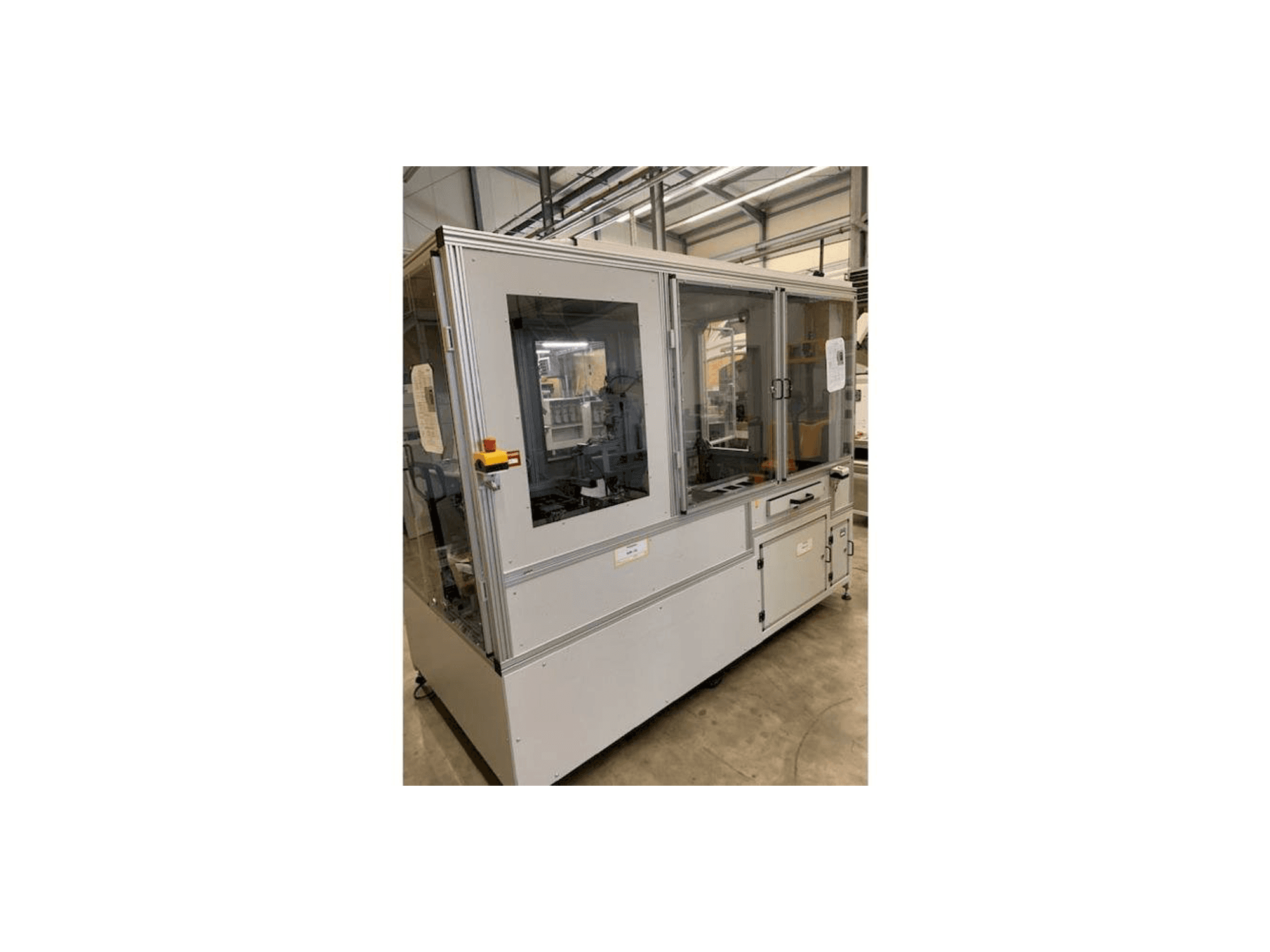 SEHO Robot cell sorting station Mašinos vaizdas iš kairės pusės