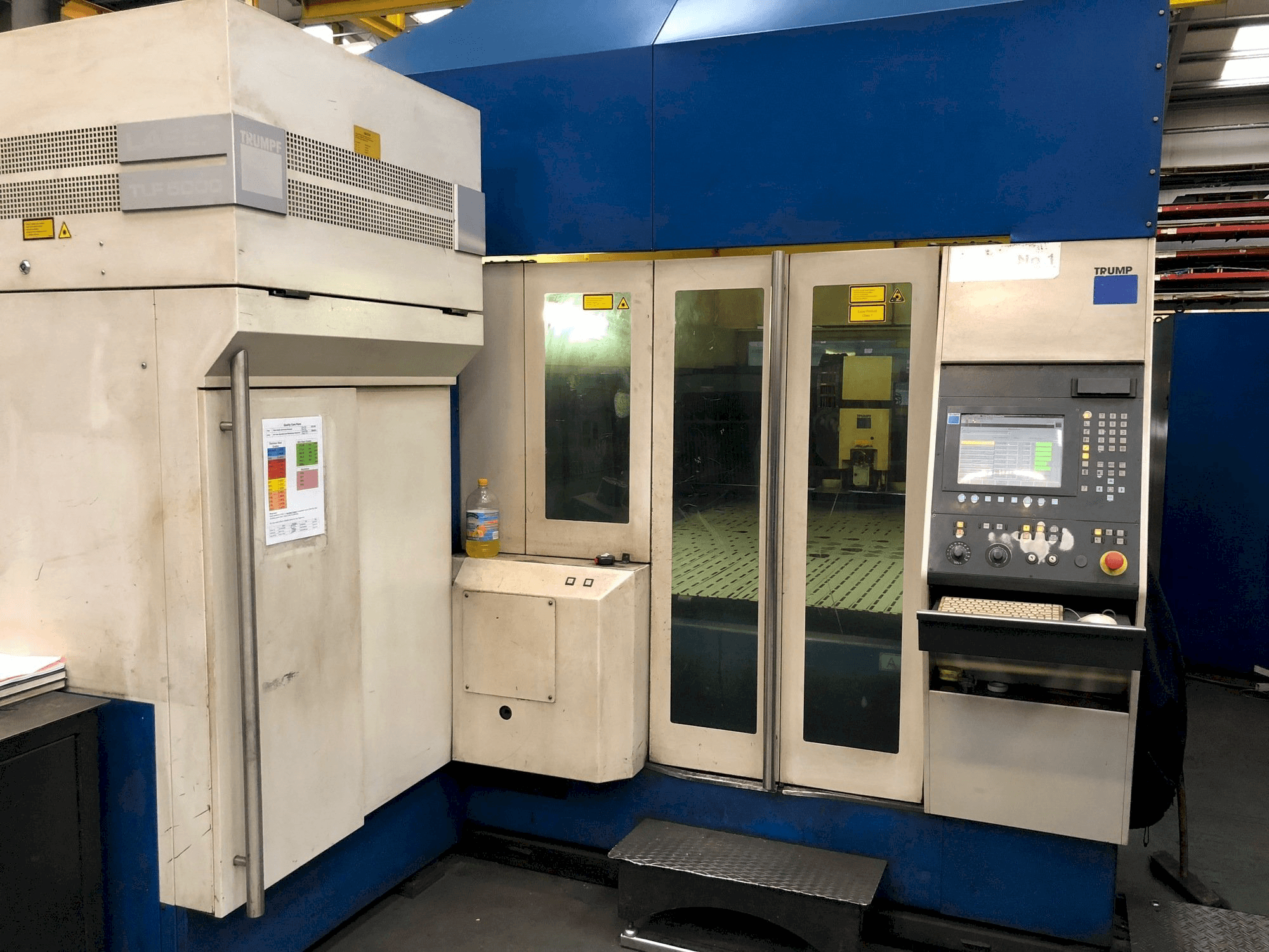 Trumpf TRUMATIC L3050 Mašinos vaizdas iš priekio