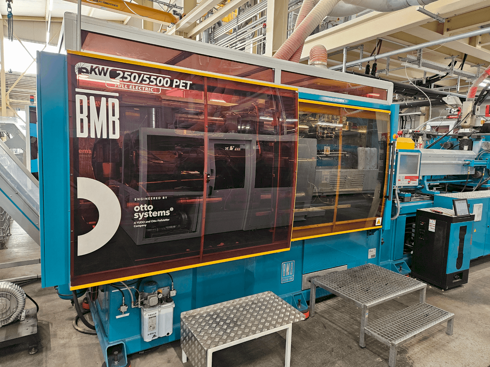 Otto Systems eKW 250/5500 PET Mašinos vaizdas iš priekio