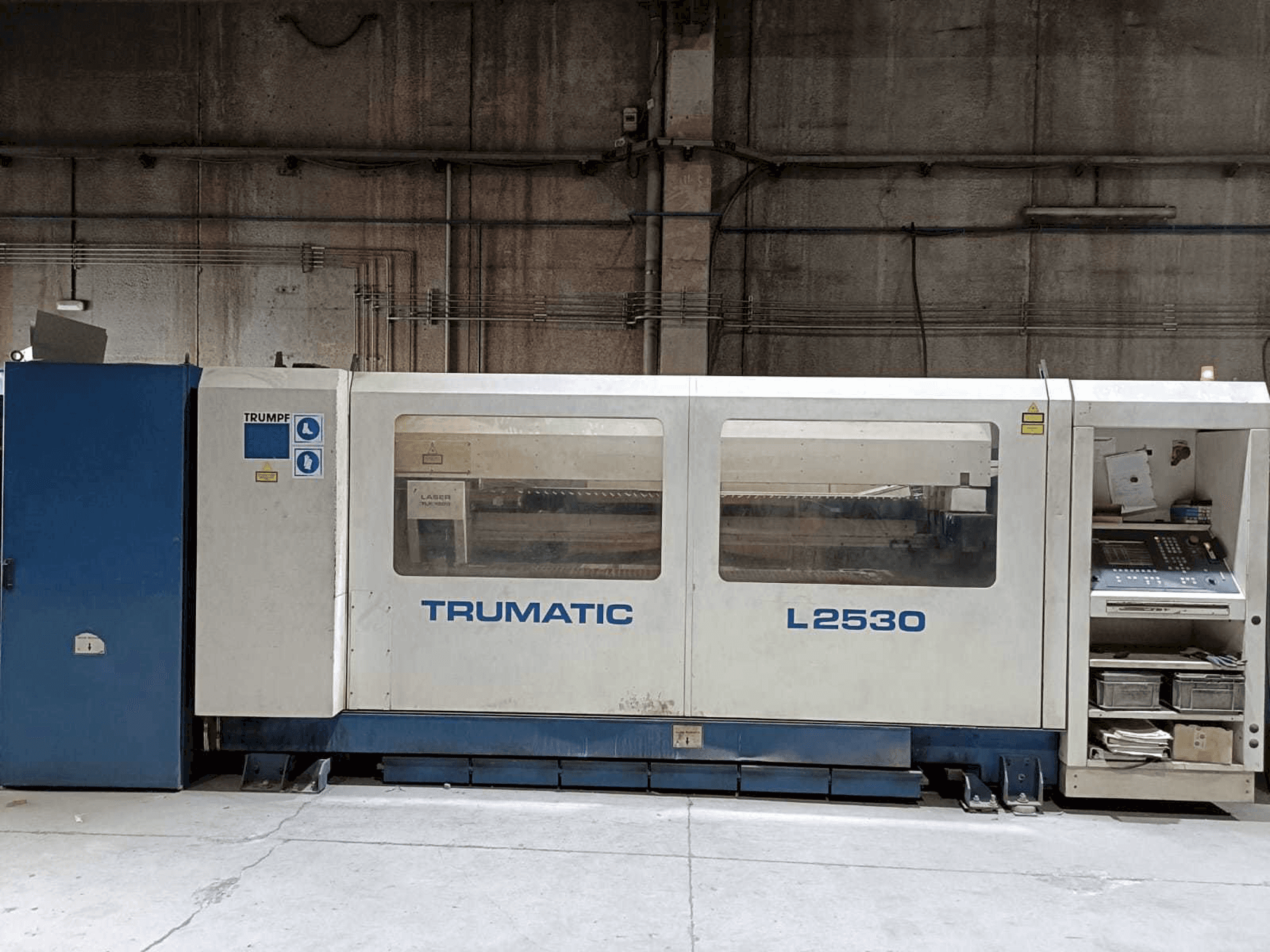 Trumpf Trumatic L2530 Mašinos vaizdas iš priekio