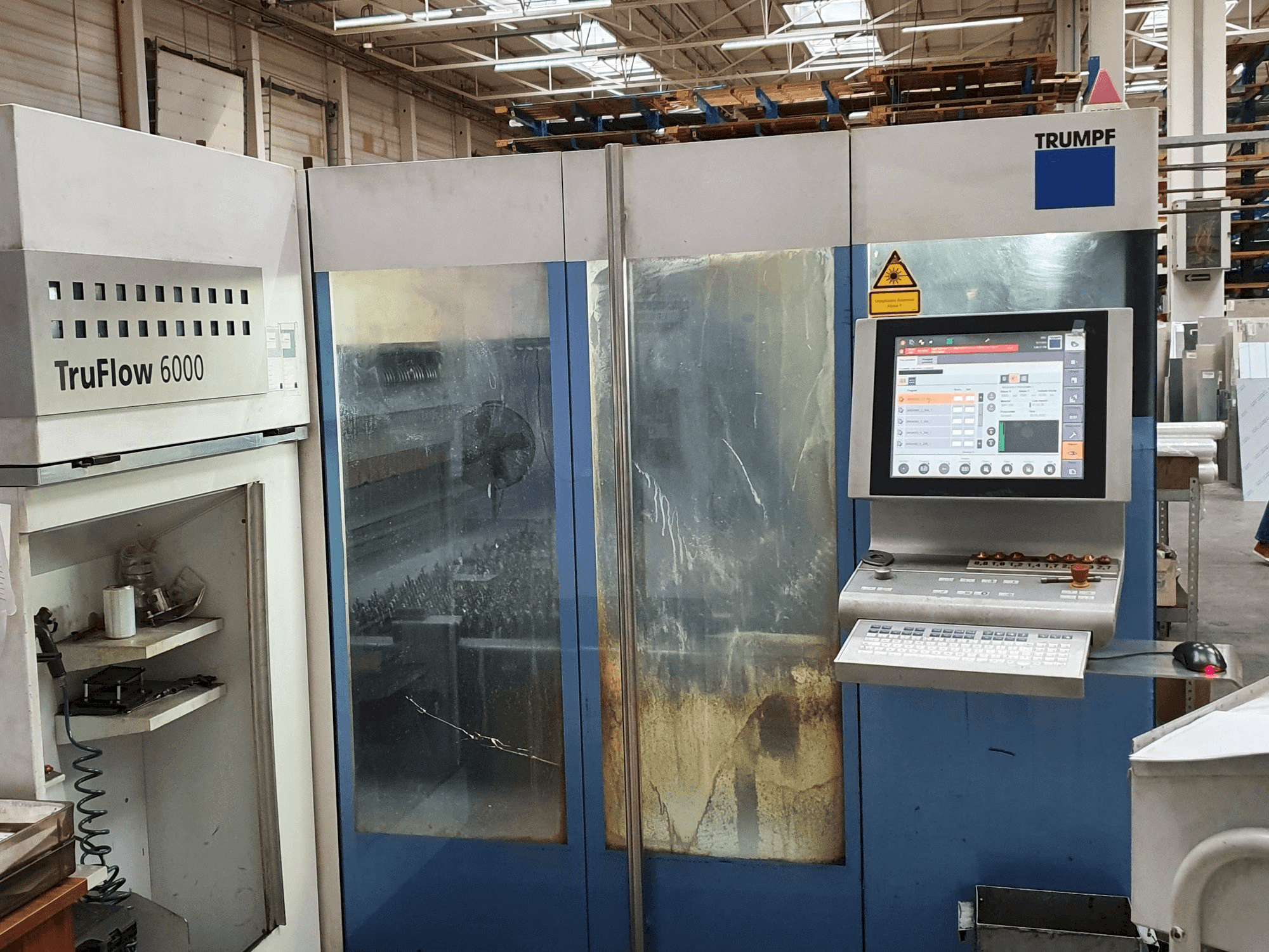 Trumpf TruLaser 3030 Mašinos vaizdas iš priekio