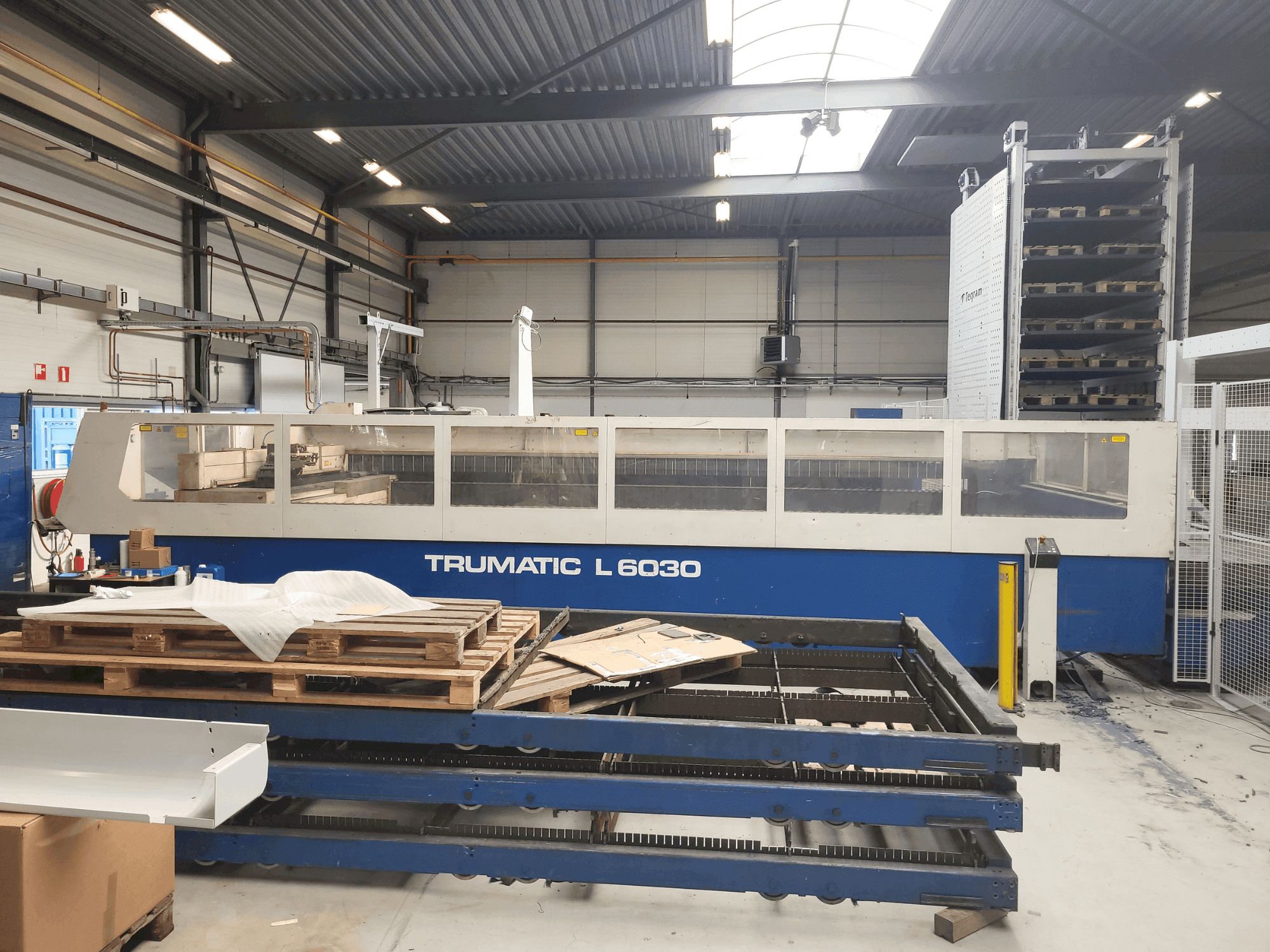 TRUMPF Trumatic L6030 Mašinos vaizdas iš priekio