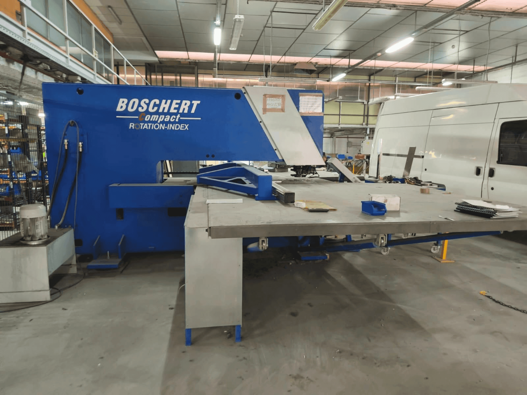 BOSCHERT Compact 1250 Rota Mašinos vaizdas iš priekio