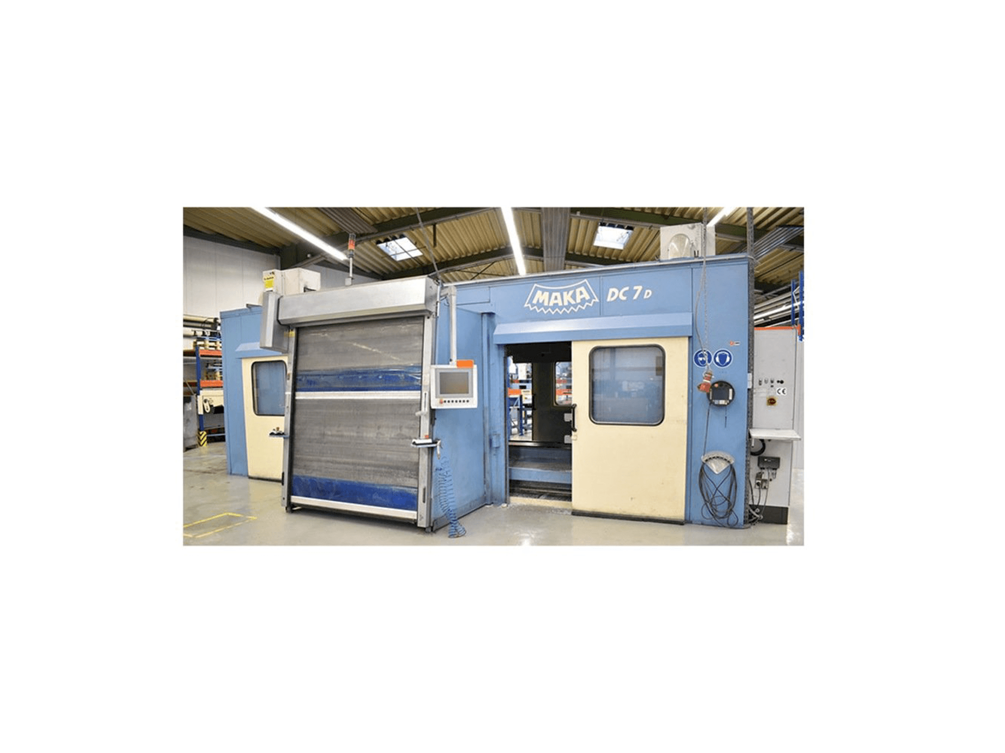 MAKA DC 7 D Mašinos vaizdas iš priekio