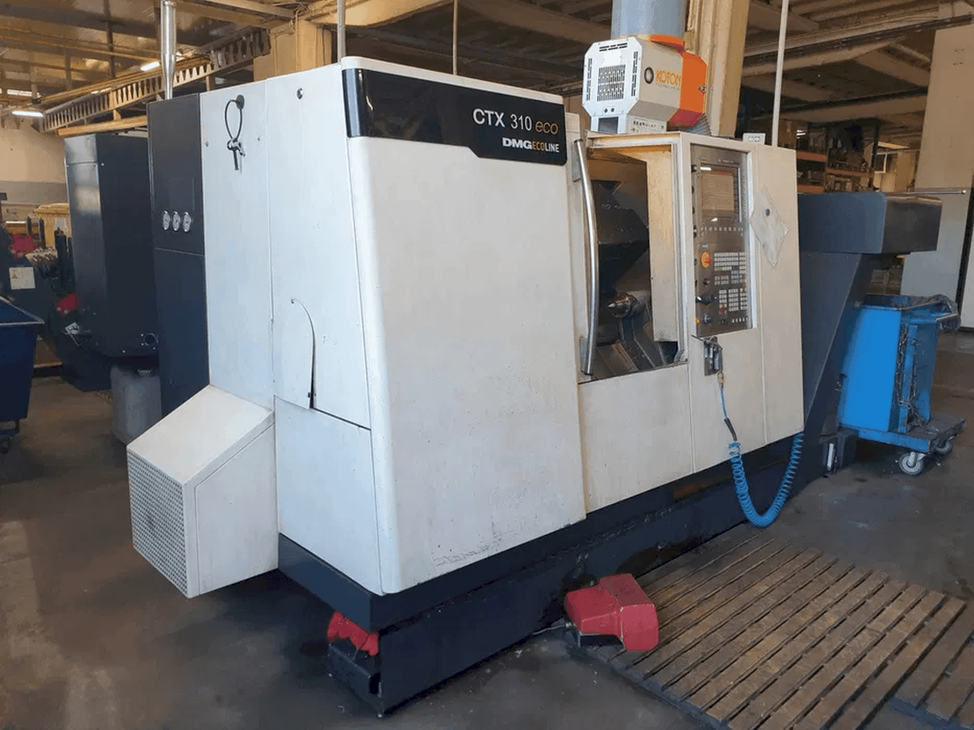 DMG CTX 310 eco Mašinos vaizdas iš priekio