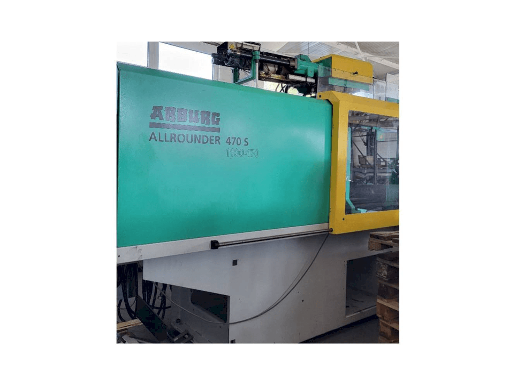 Arburg Allrounder 470S 1100 - 170/170 Mašinos vaizdas iš priekio