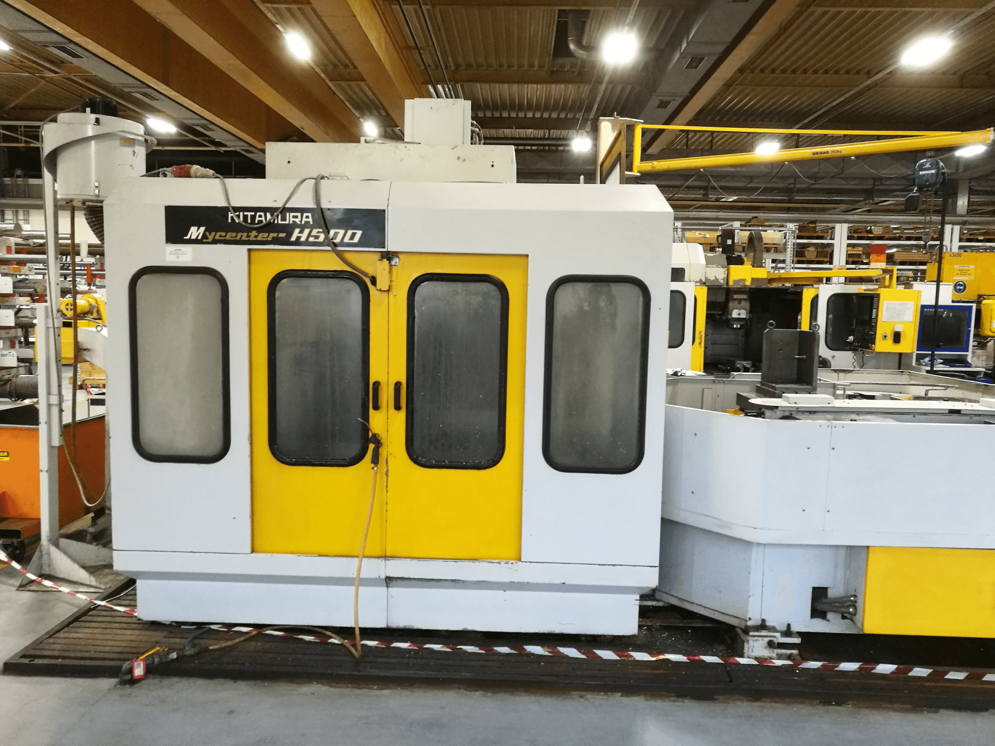 Kitamura Mycenter H500 Mašinos vaizdas iš priekio