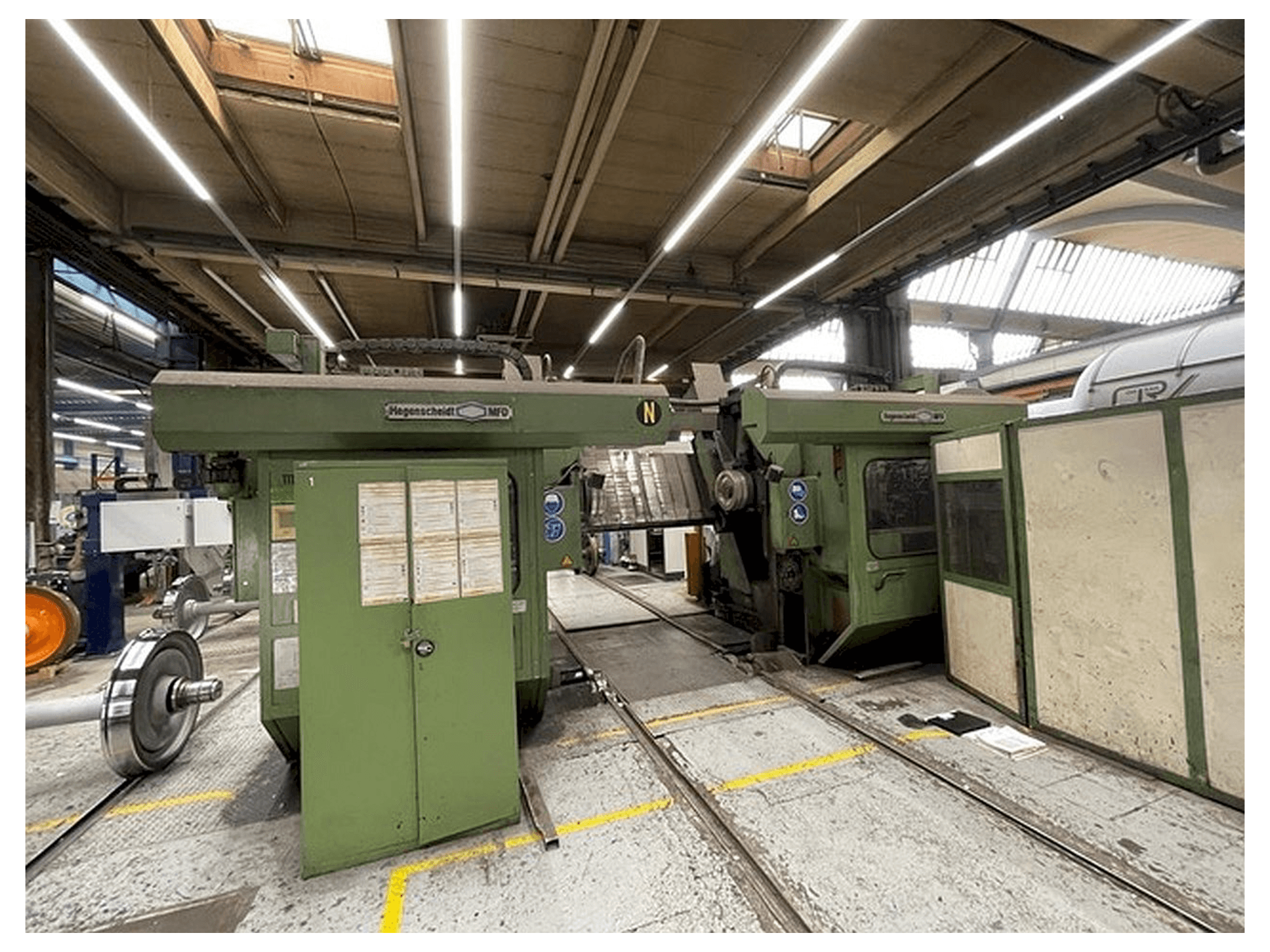 Hegenscheidt PN 190 Mašinos vaizdas iš priekio