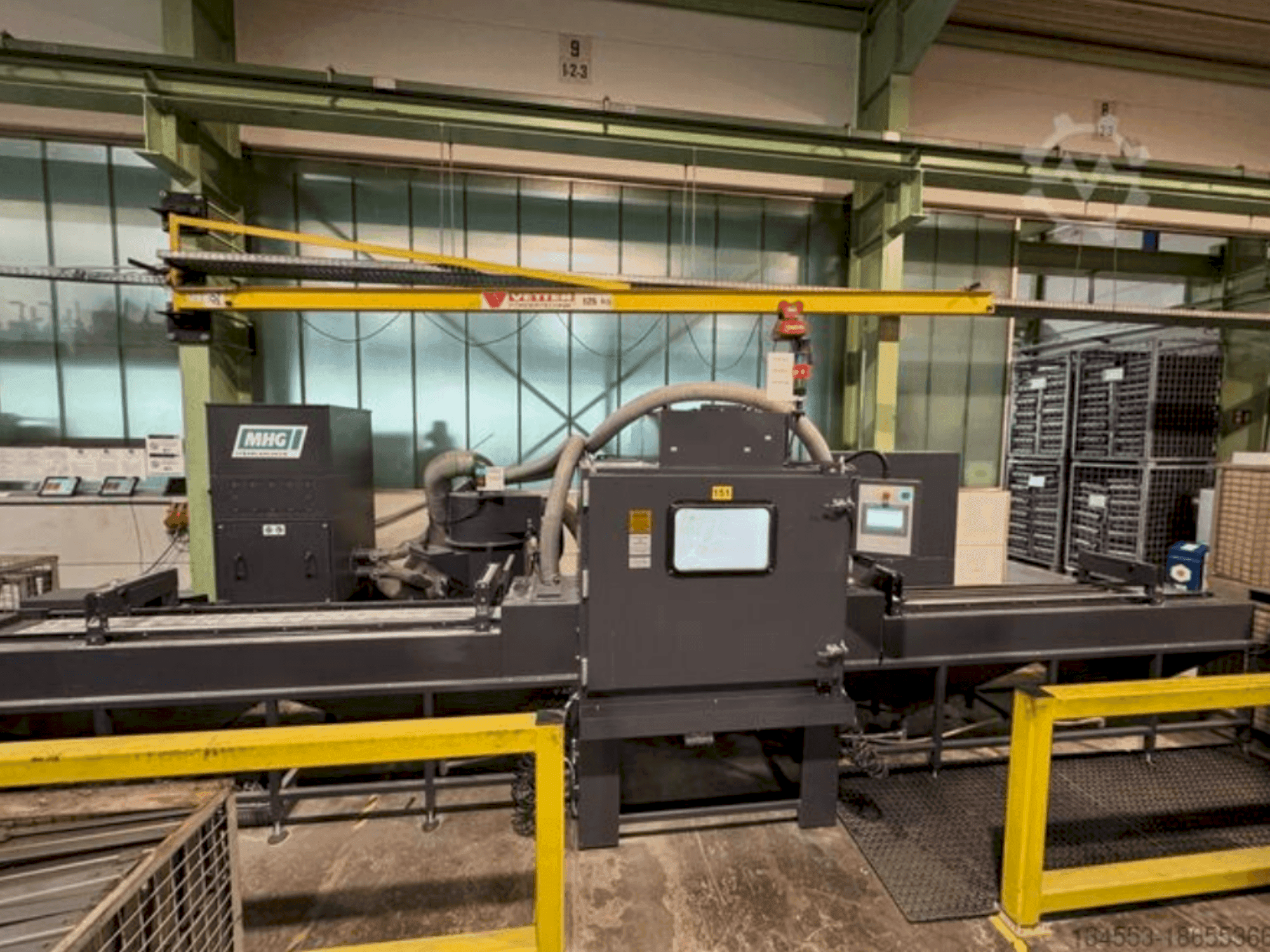 MHG SMG 160 Mašinos vaizdas iš priekio