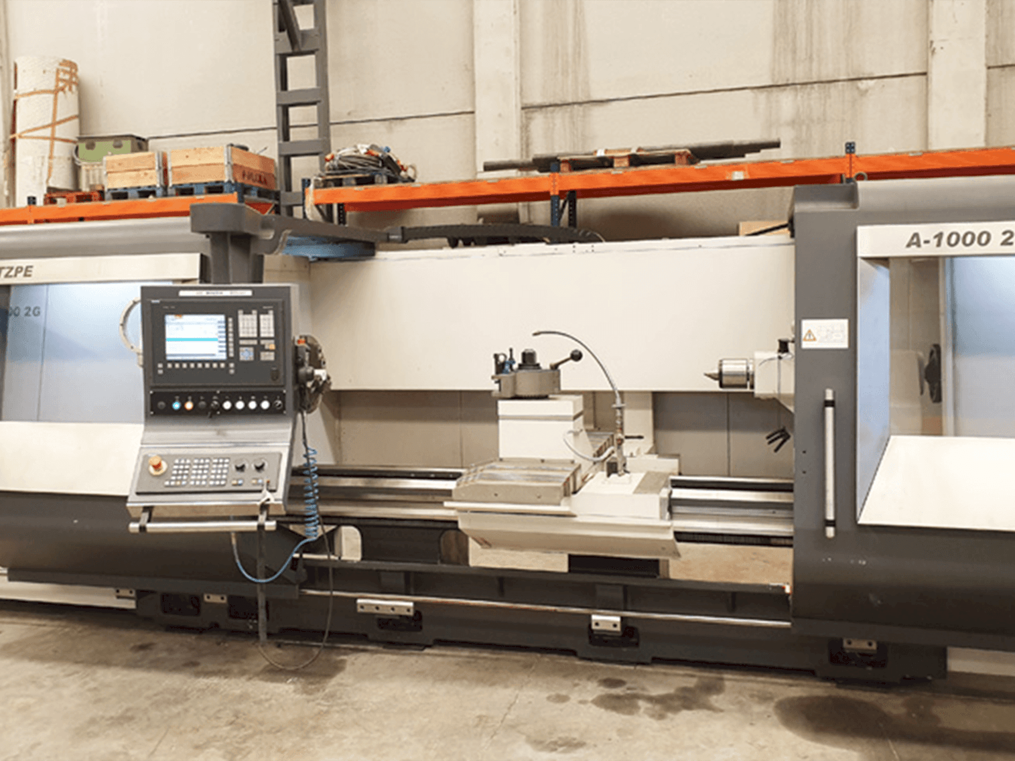 Gurutzpe A-1000 2G Mašinos vaizdas iš priekio